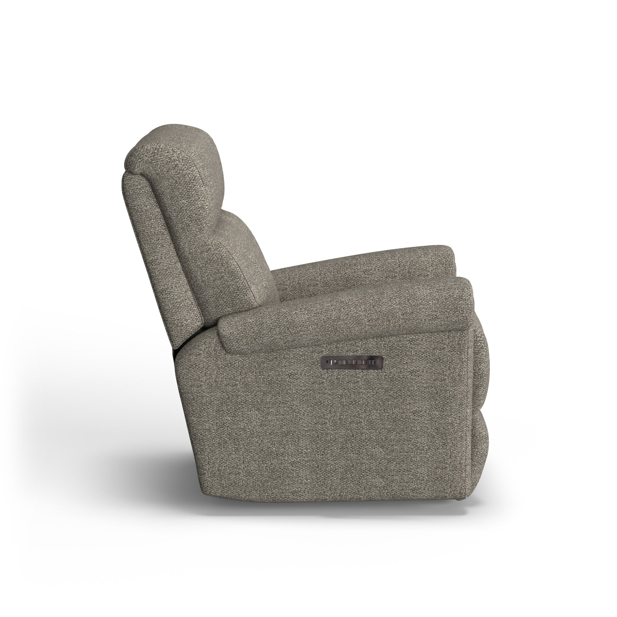 Classic Fabric Power Gliding Recliner with Power Headrest & Lumbar
