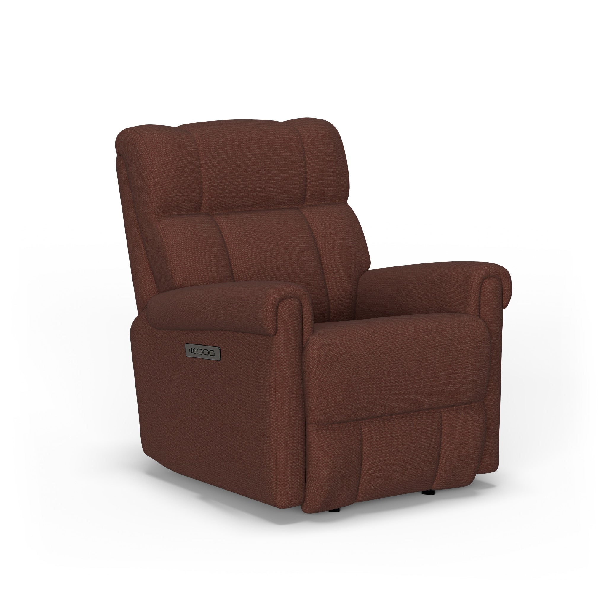 Classic Fabric Power Gliding Recliner with Power Headrest & Lumbar