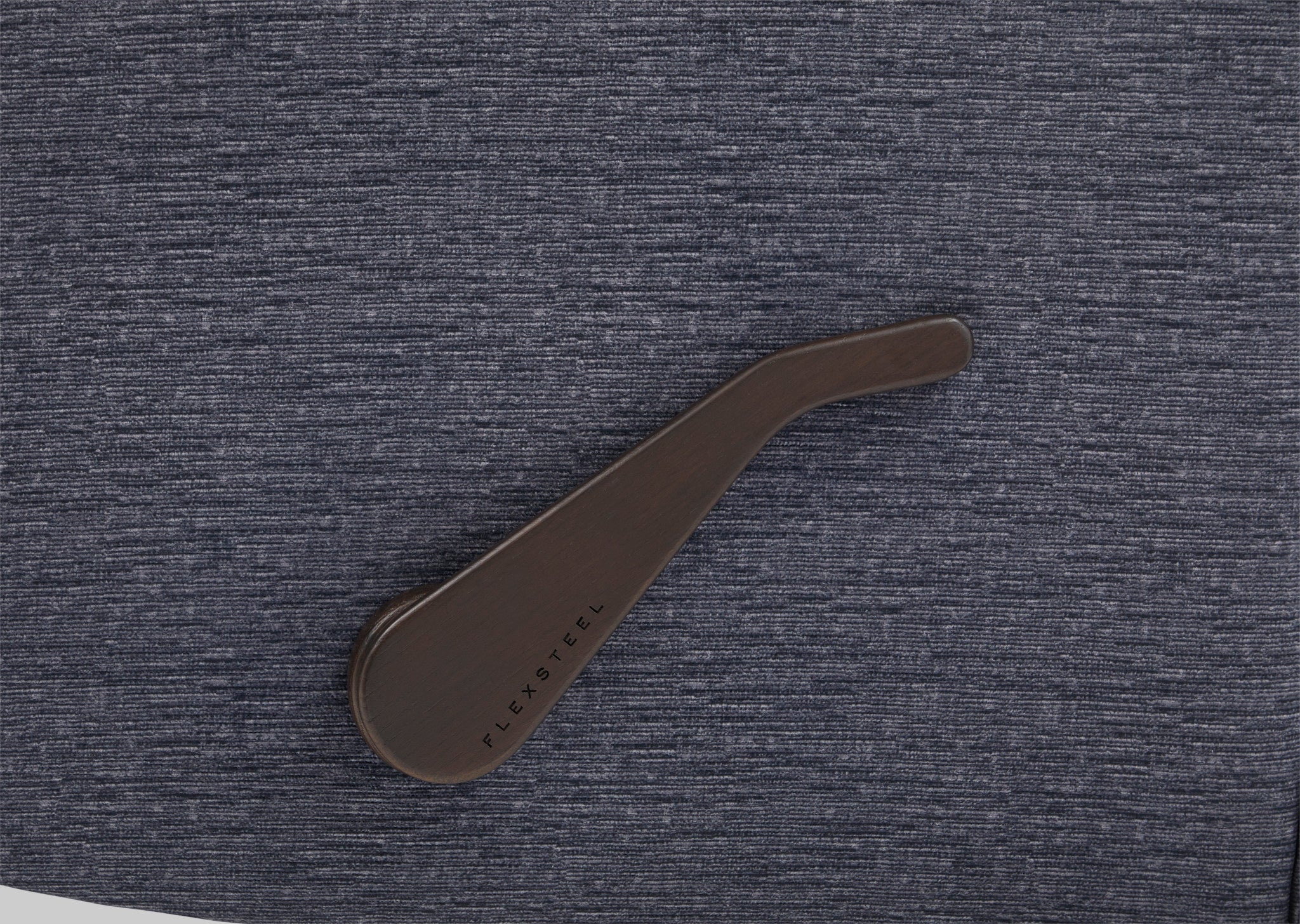 Plush Fabric Gliding Recliner