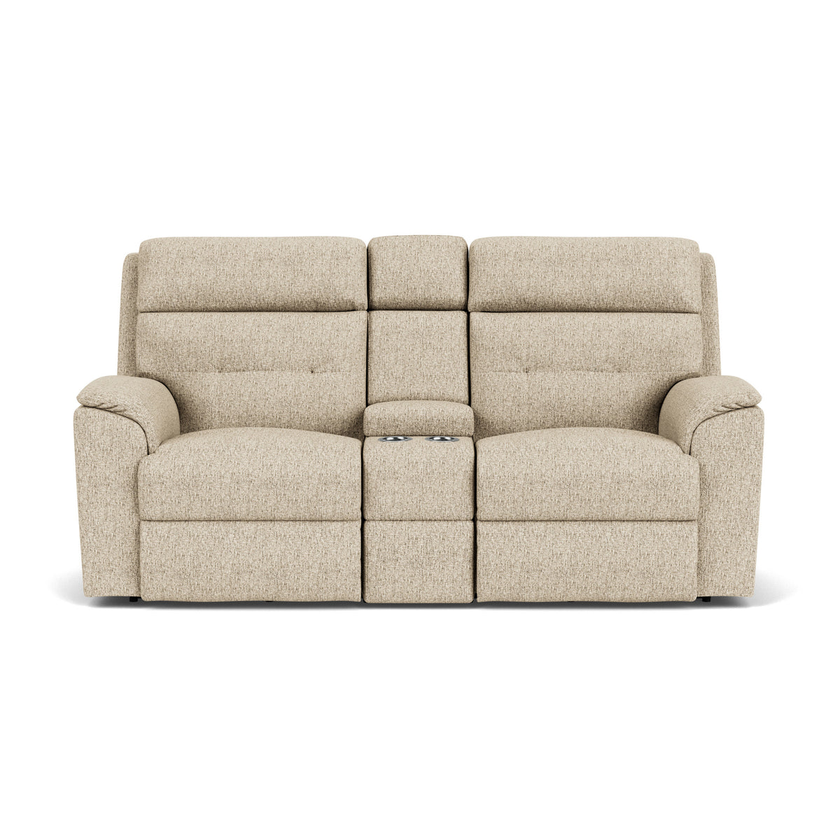 Mason Fabric Reclining Loveseat with Console