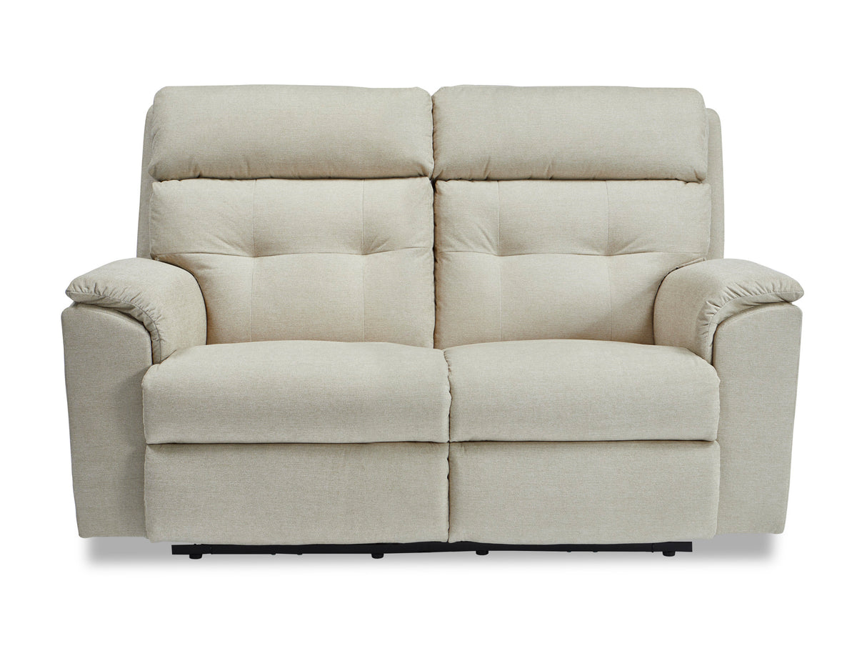 Mason Fabric Power Reclining Loveseat with Power Headrests
