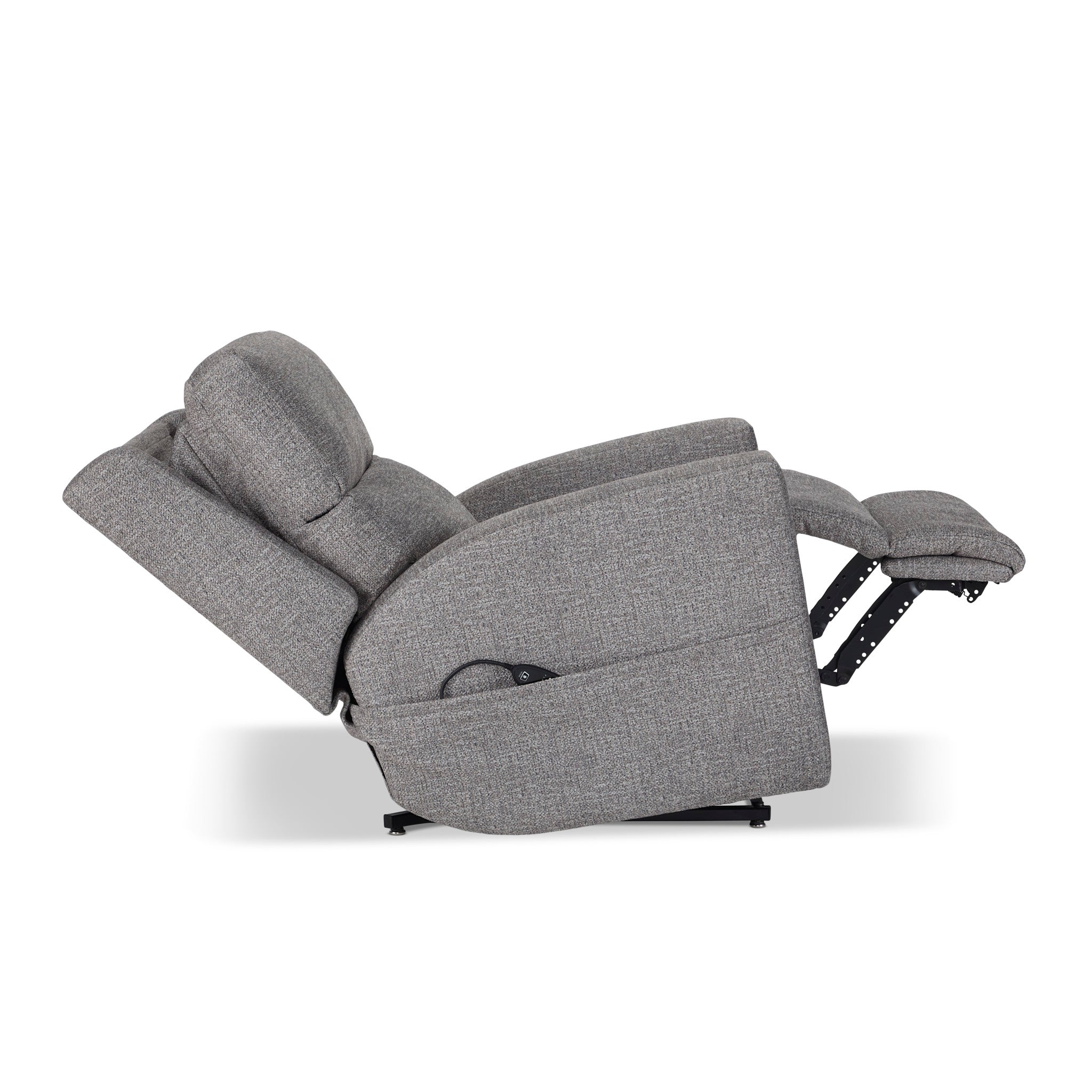 Score Fabric Power Lift Recliner with Power Headrest & Lumbar