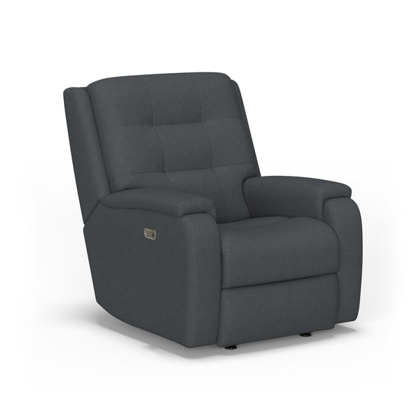 Arlo Fabric Power Recliner with Power Headrest & Lumbar