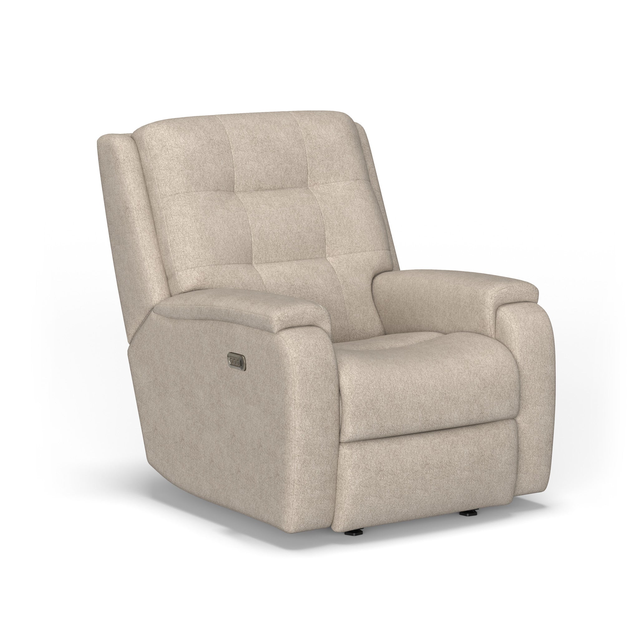 Arlo Fabric Power Recliner with Power Headrest & Lumbar