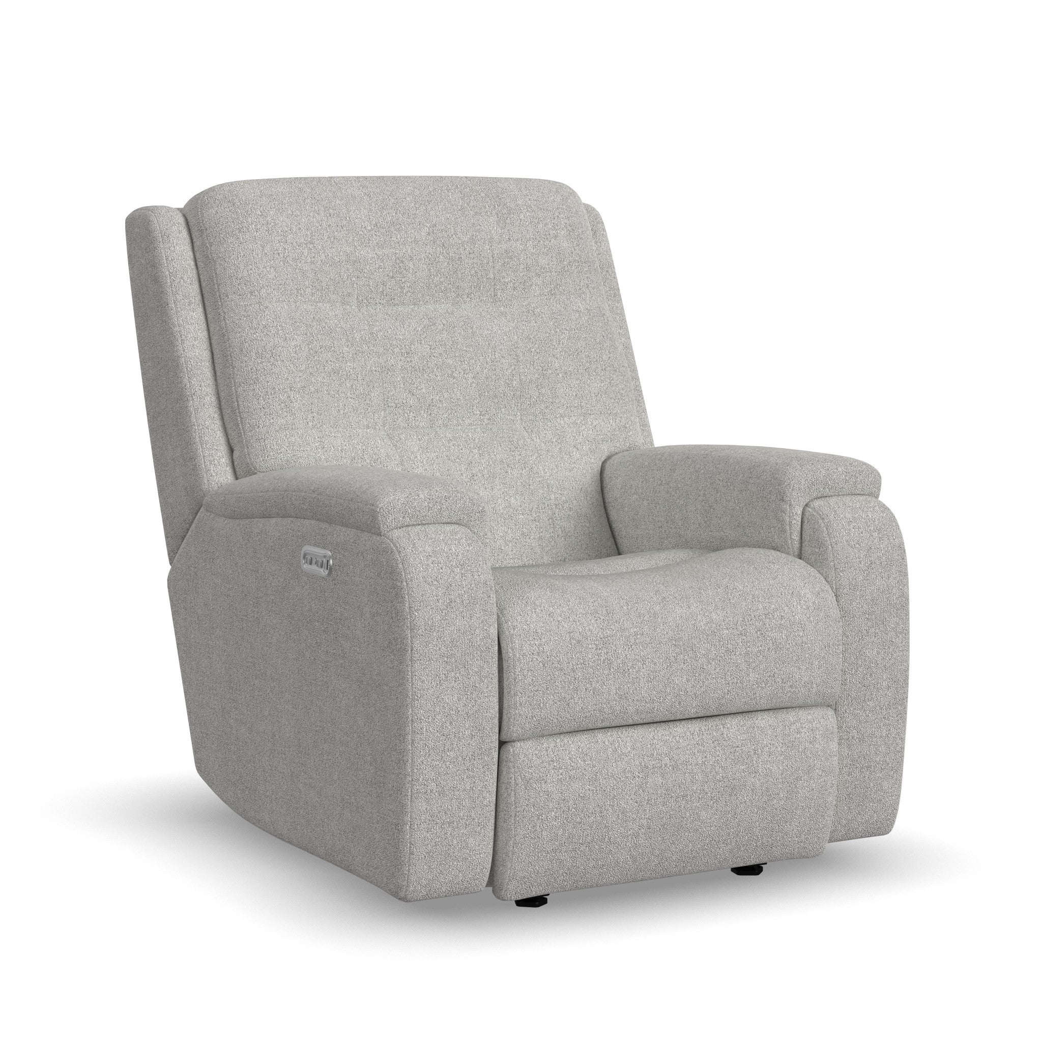 Arlo Fabric Power Rocking Recliner with Power Headrest