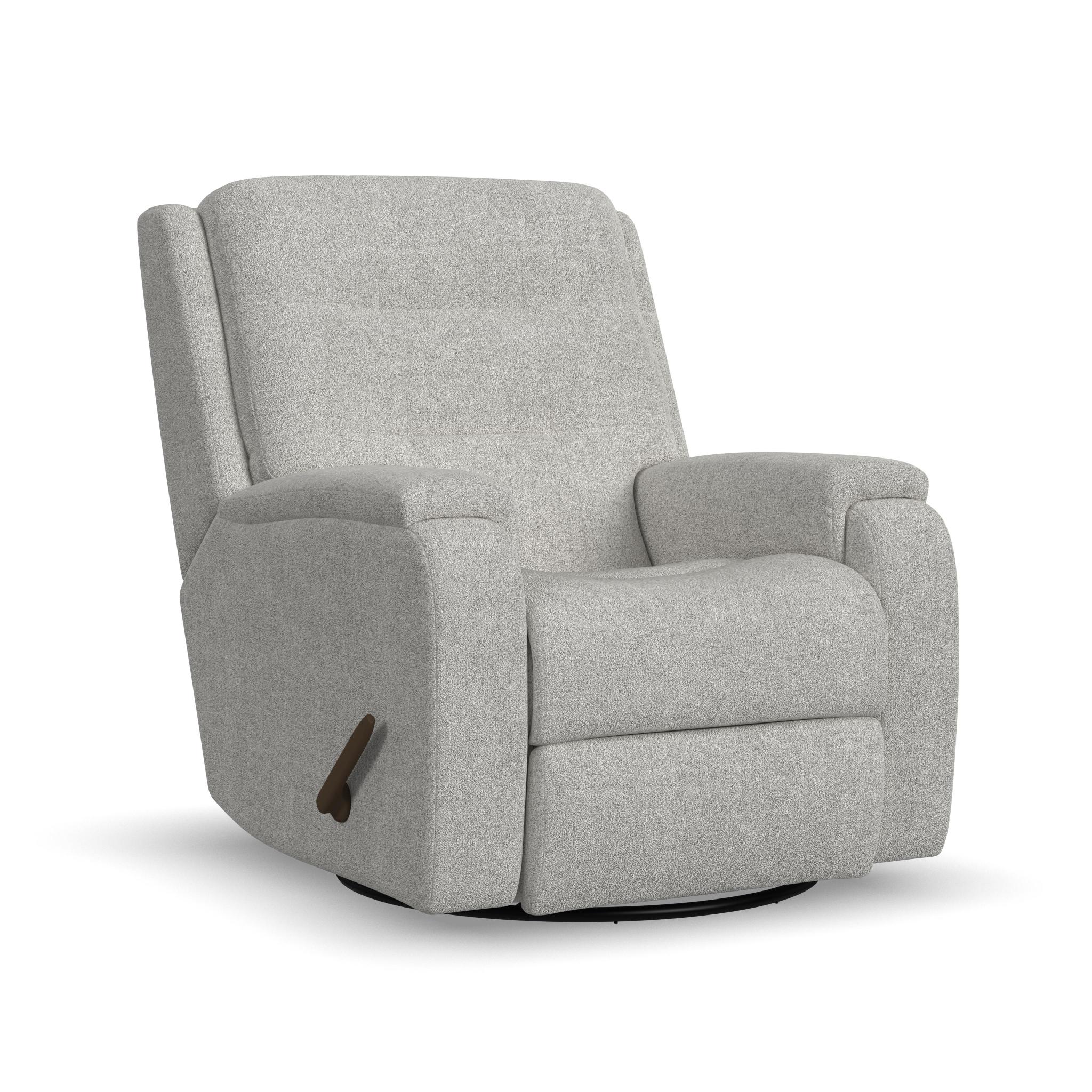 Arlo Fabric Swivel Gliding Recliner