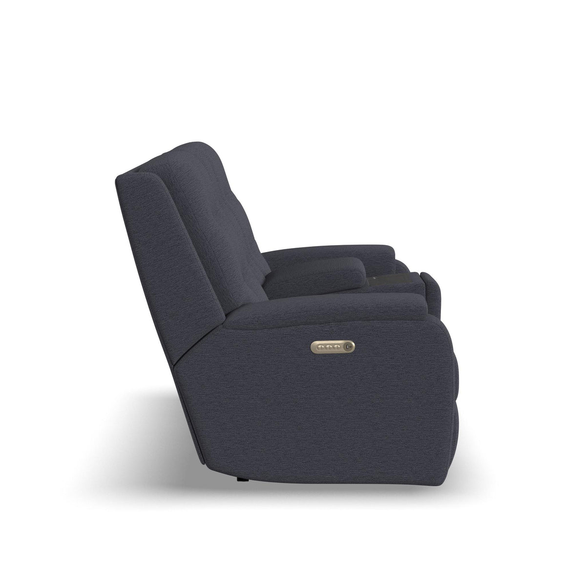 Arlo Fabric Power Reclining Loveseat with Console & Power Headrests & Lumbar