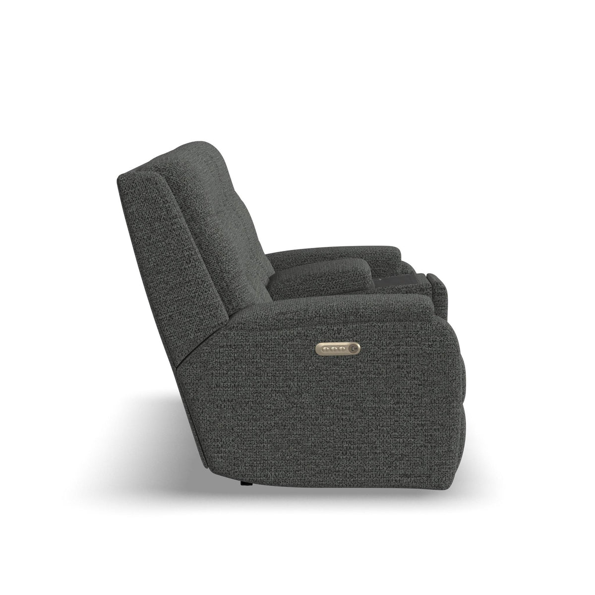 Arlo Fabric Power Reclining Loveseat with Console & Power Headrests & Lumbar