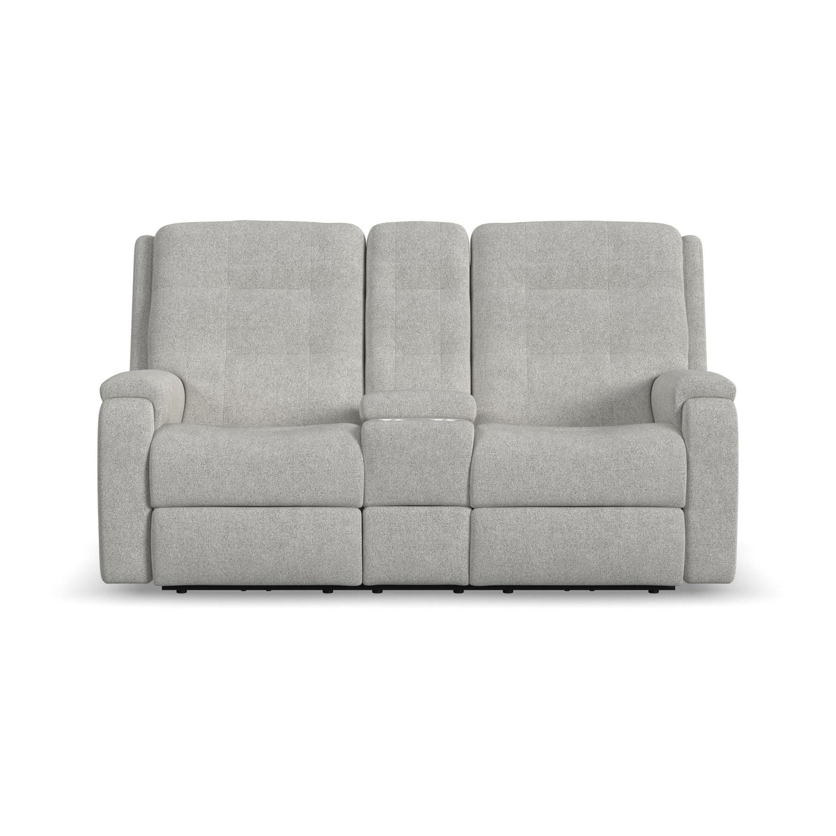 Arlo Fabric Reclining Loveseat with Console