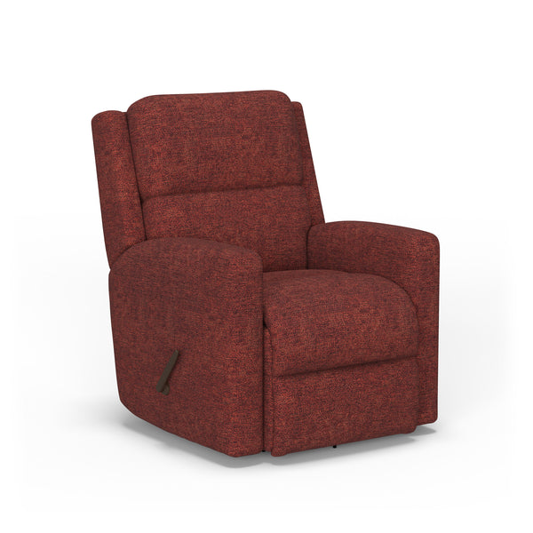 Chip Fabric Swivel Gliding Recliner