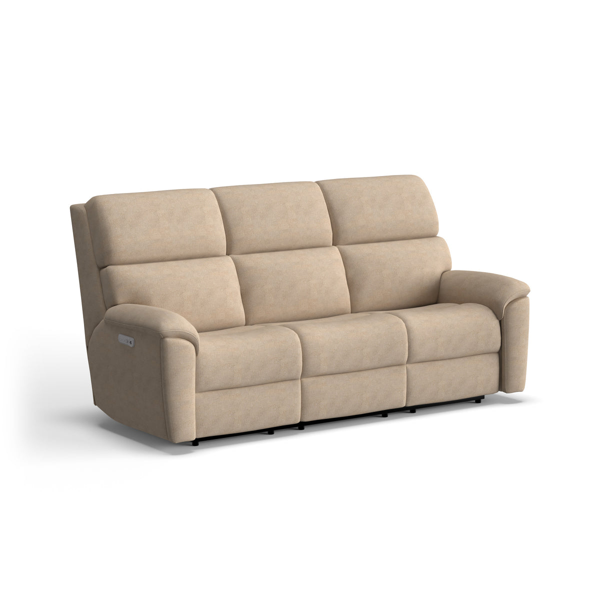 Porter Fabric Power Reclining Sofa with Console, Power Headrest, & Lumbar