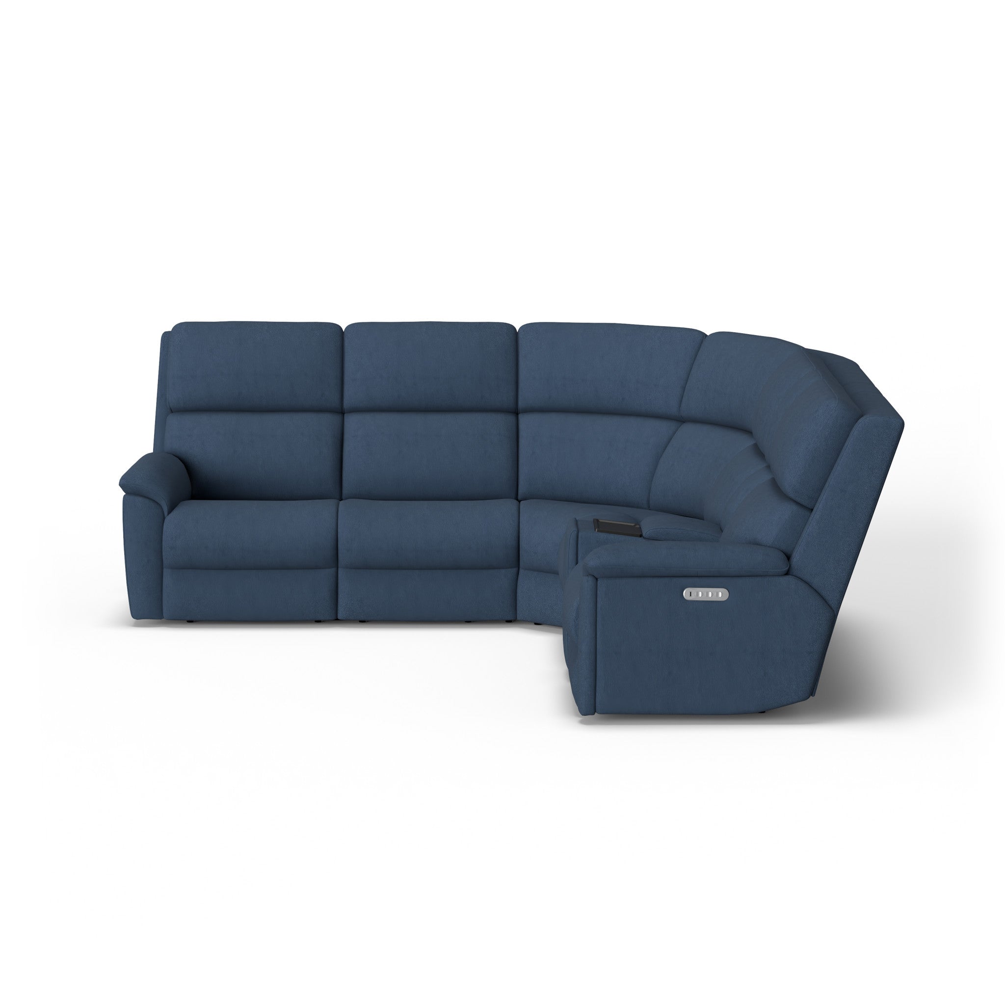 Porter Fabric Power Reclining Sectional with Power Headrest & Lumbar