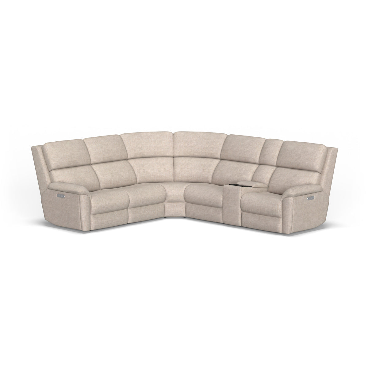 Porter Fabric Power Reclining Sectional with Power Headrest & Lumbar