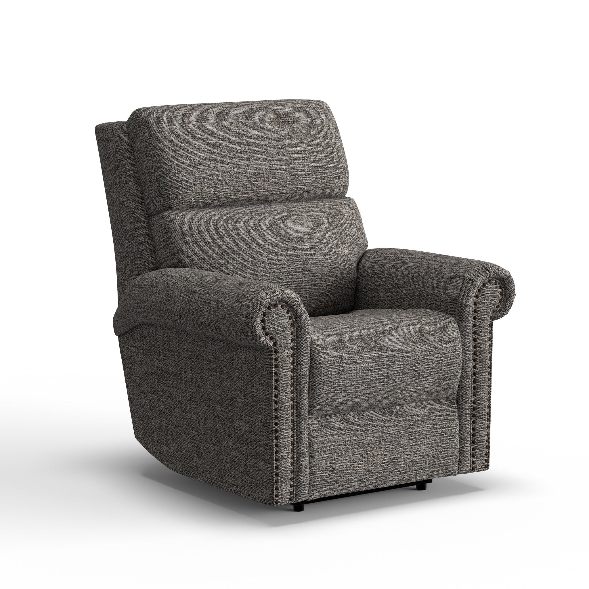 Bernard Fabric Power Recliner with Power Headrest & Lumbar