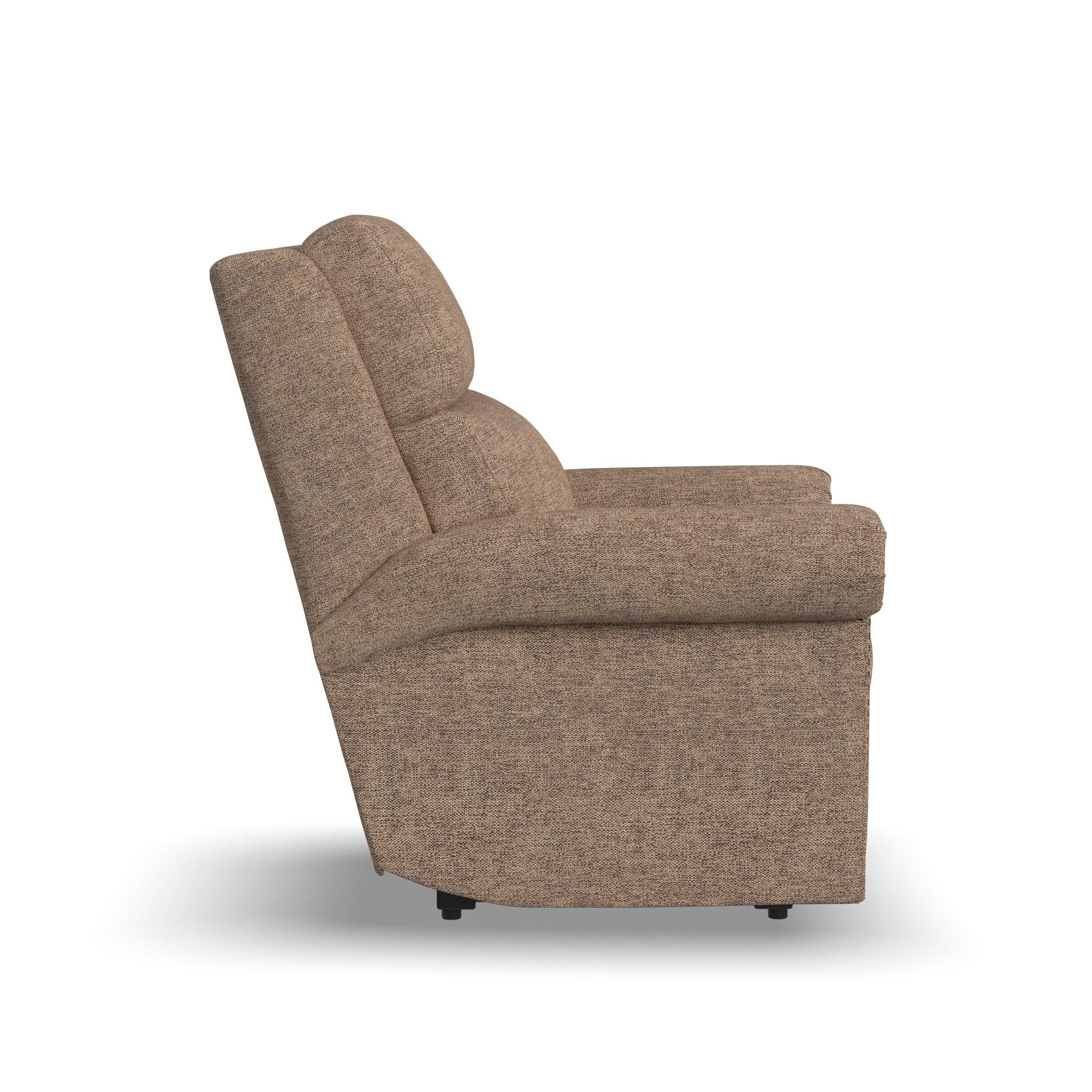 Bernard Fabric Power Recliner with Power Headrest & Lumbar