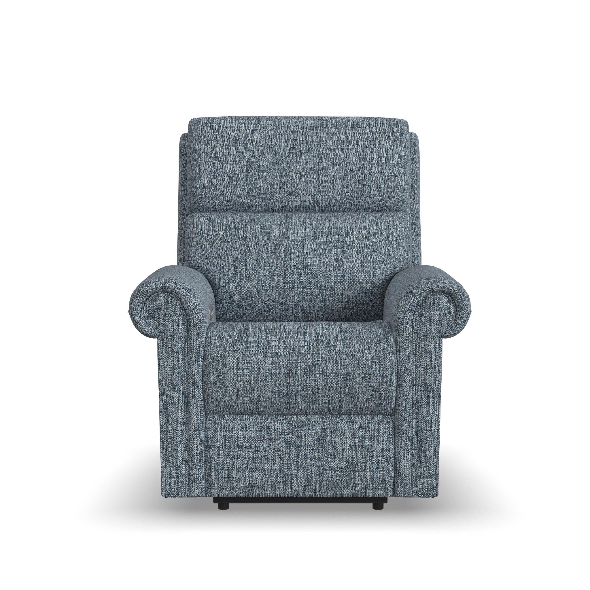 Bernard Fabric Power Recliner with Power Headrest & Lumbar