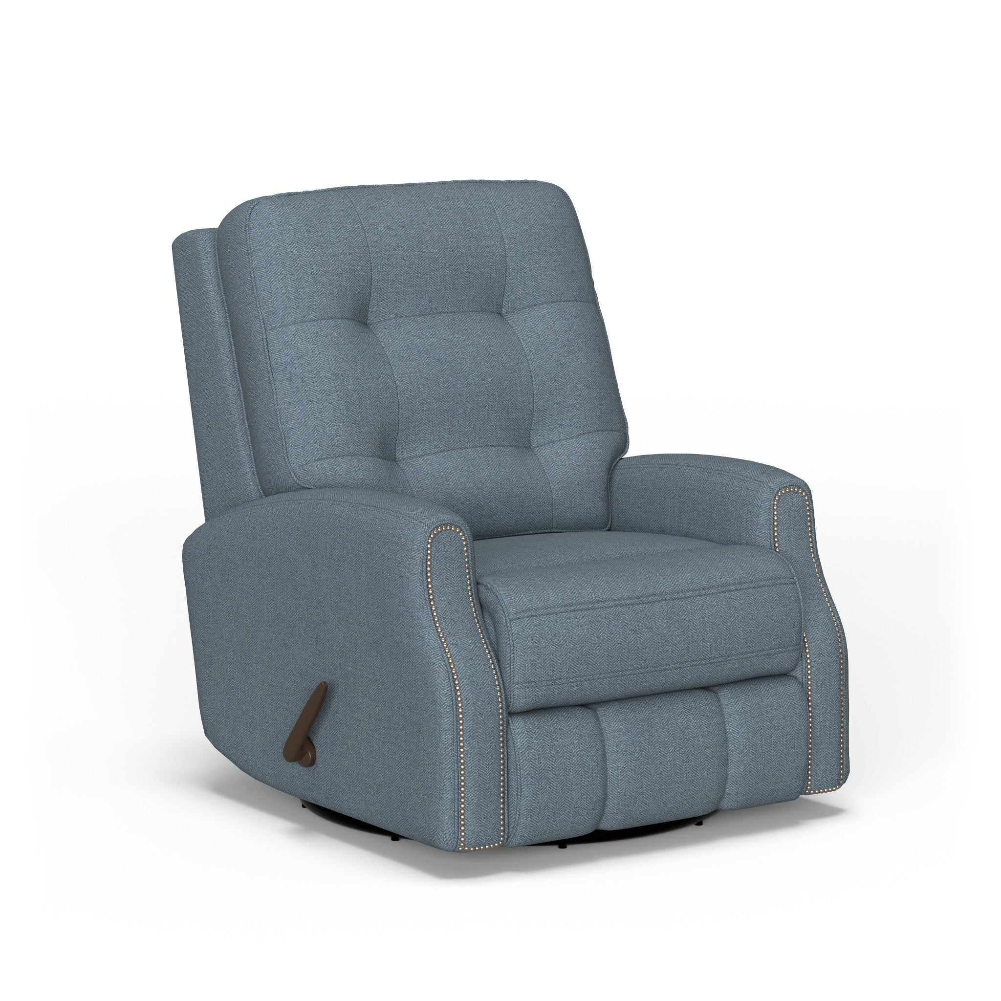 Devon Fabric Swivel Gliding Recliner