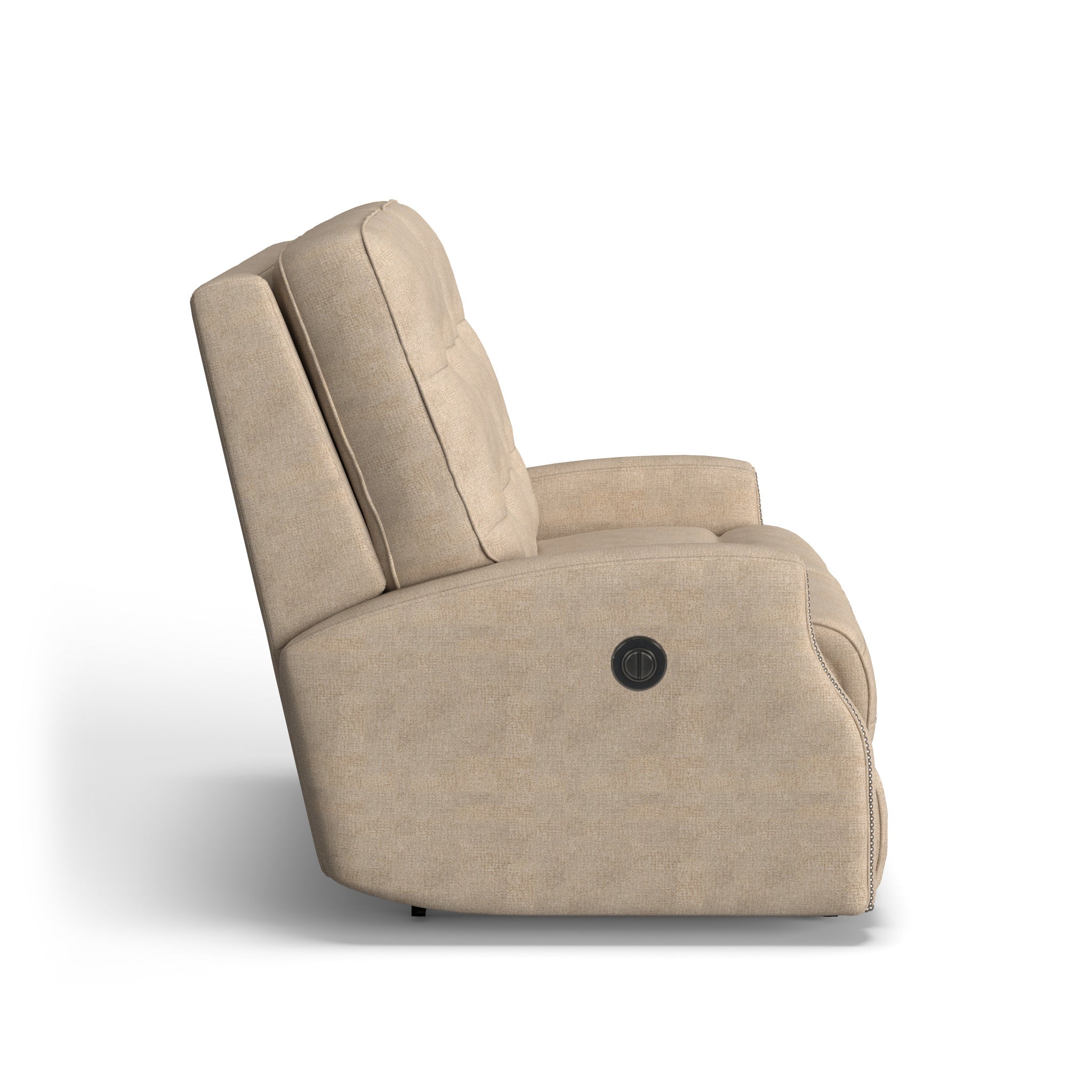 Devon Fabric Power Reclining Loveseat