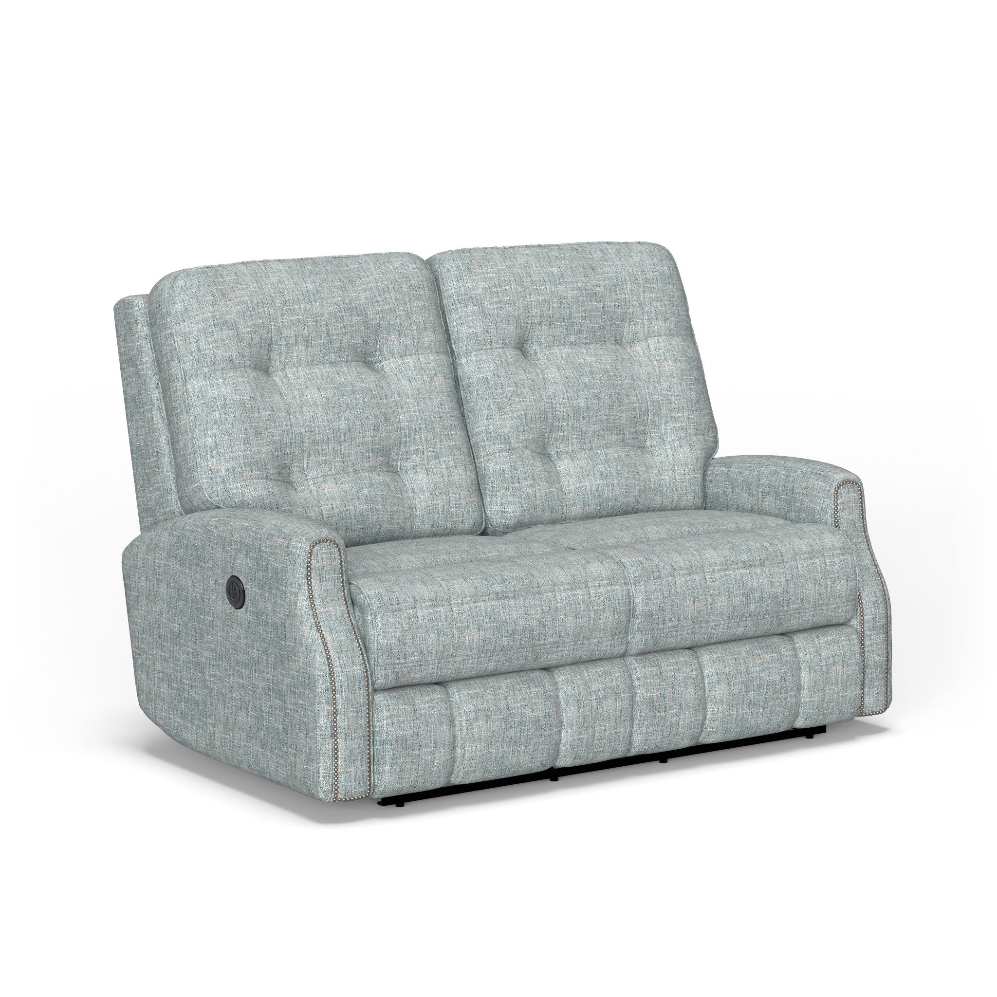 Devon Fabric Power Reclining Loveseat
