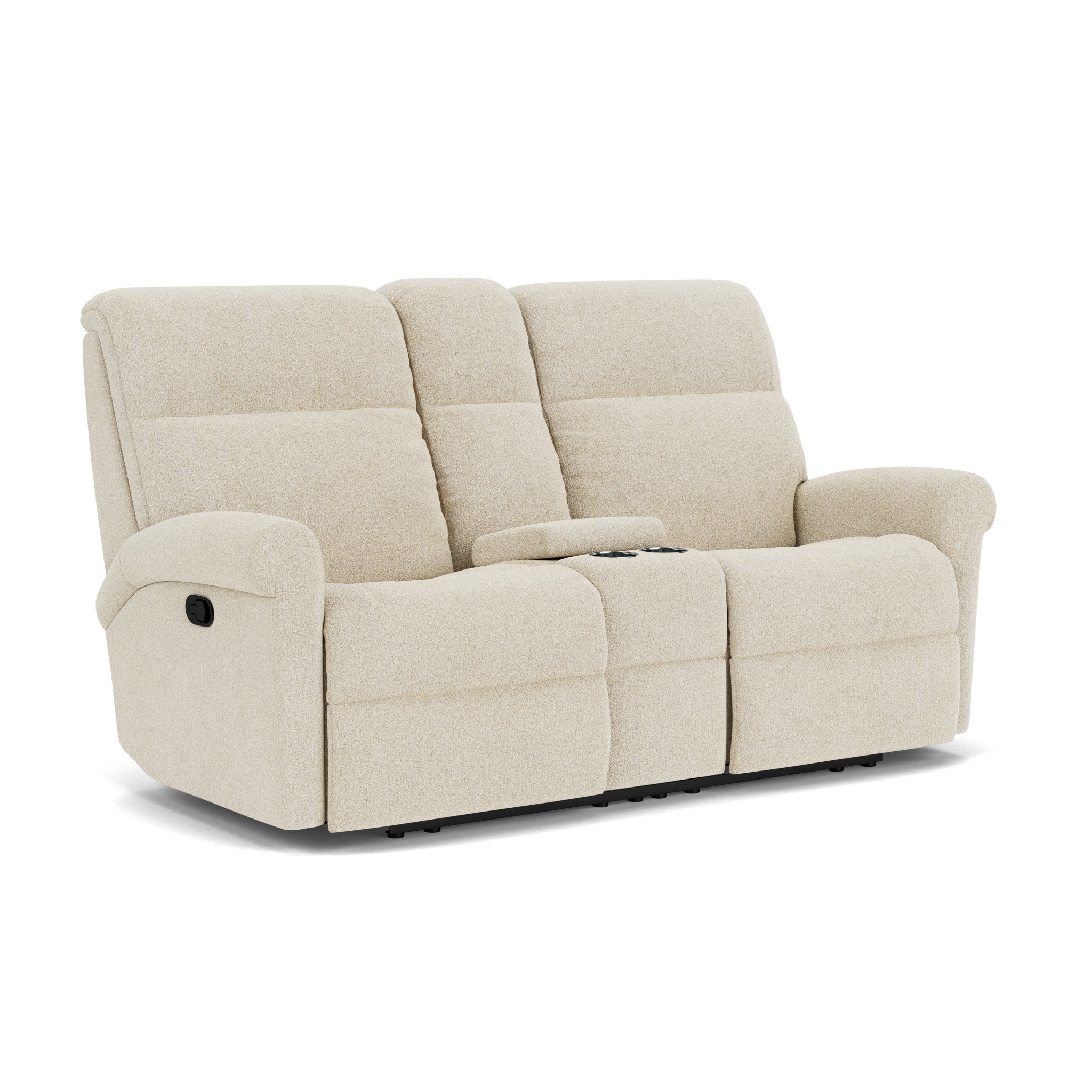 Davis Fabric Reclining Loveseat with Console