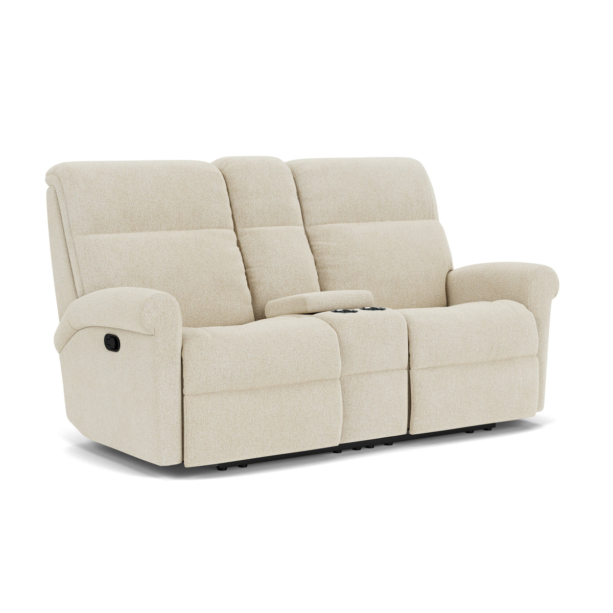 Davis Fabric Reclining Loveseat with Console