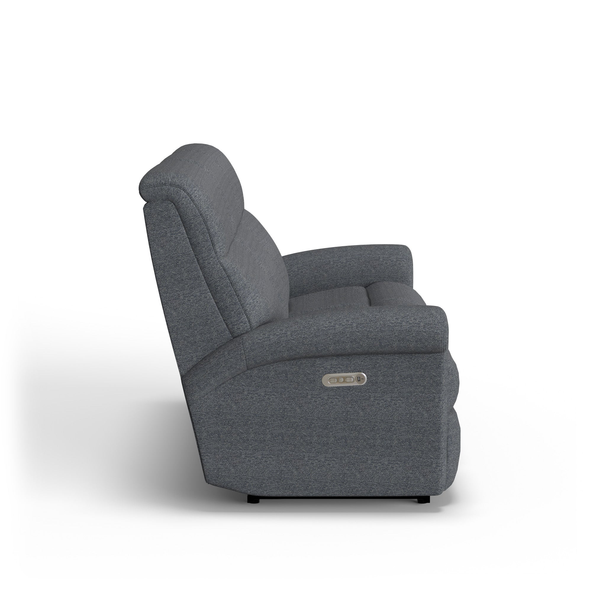 Davis Fabric Power Reclining Sofa with Power Headrests