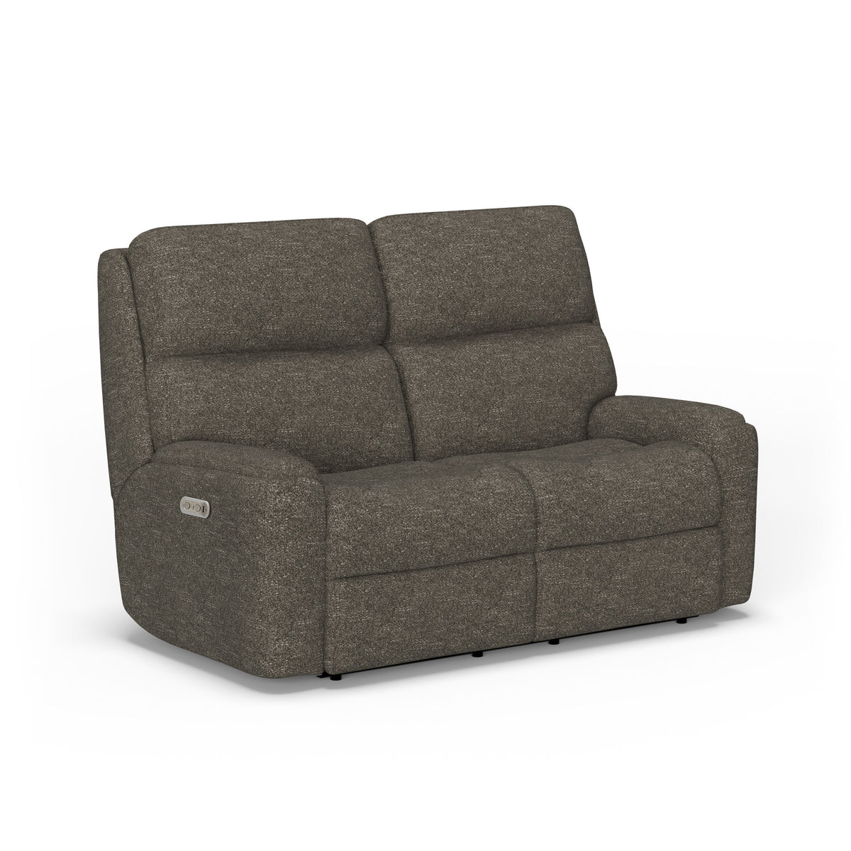 Rio Fabric Power Reclining Loveseat with Power Headrests