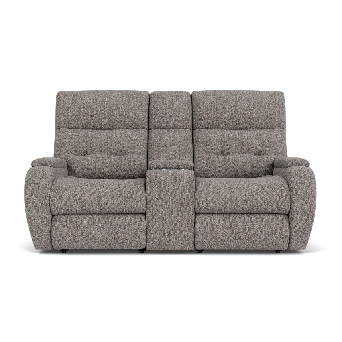 Strait Fabric Power Recliner with Power Headrest & Lumbar