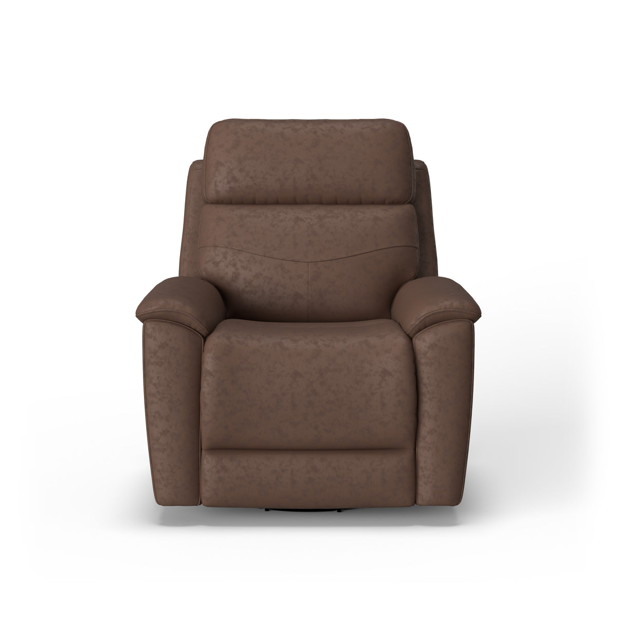 Refined Leather Swivel Gliding Recliner