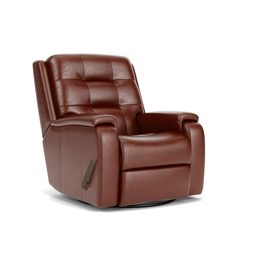 Arlo Leather Swivel Gliding Recliner