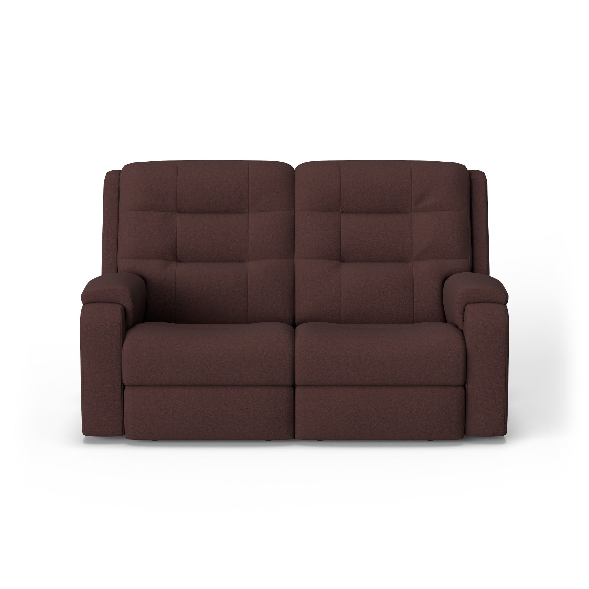Arlo Leather Power Reclining Loveseat with Power Headrests