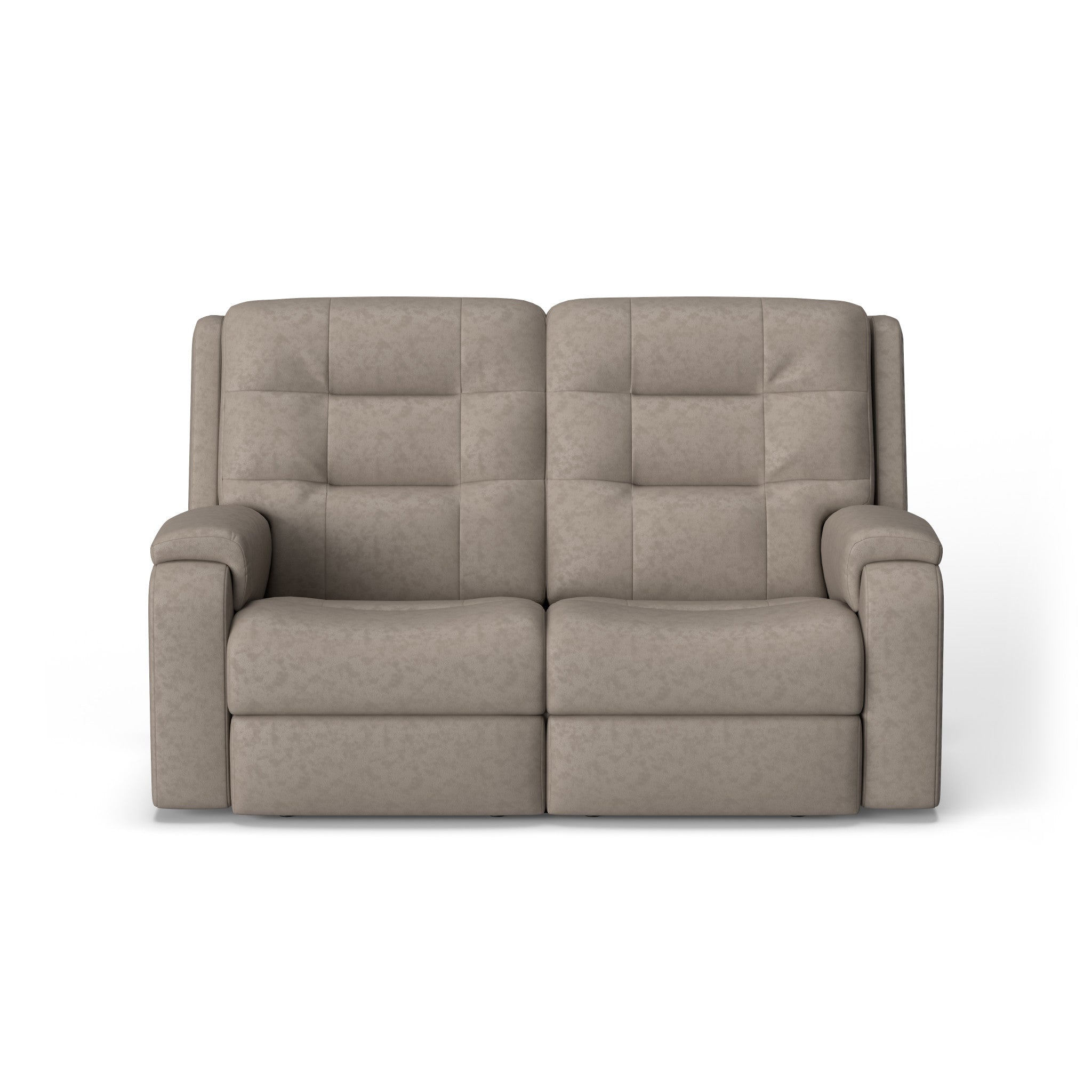 Arlo Leather Power Reclining Loveseat with Power Headrests