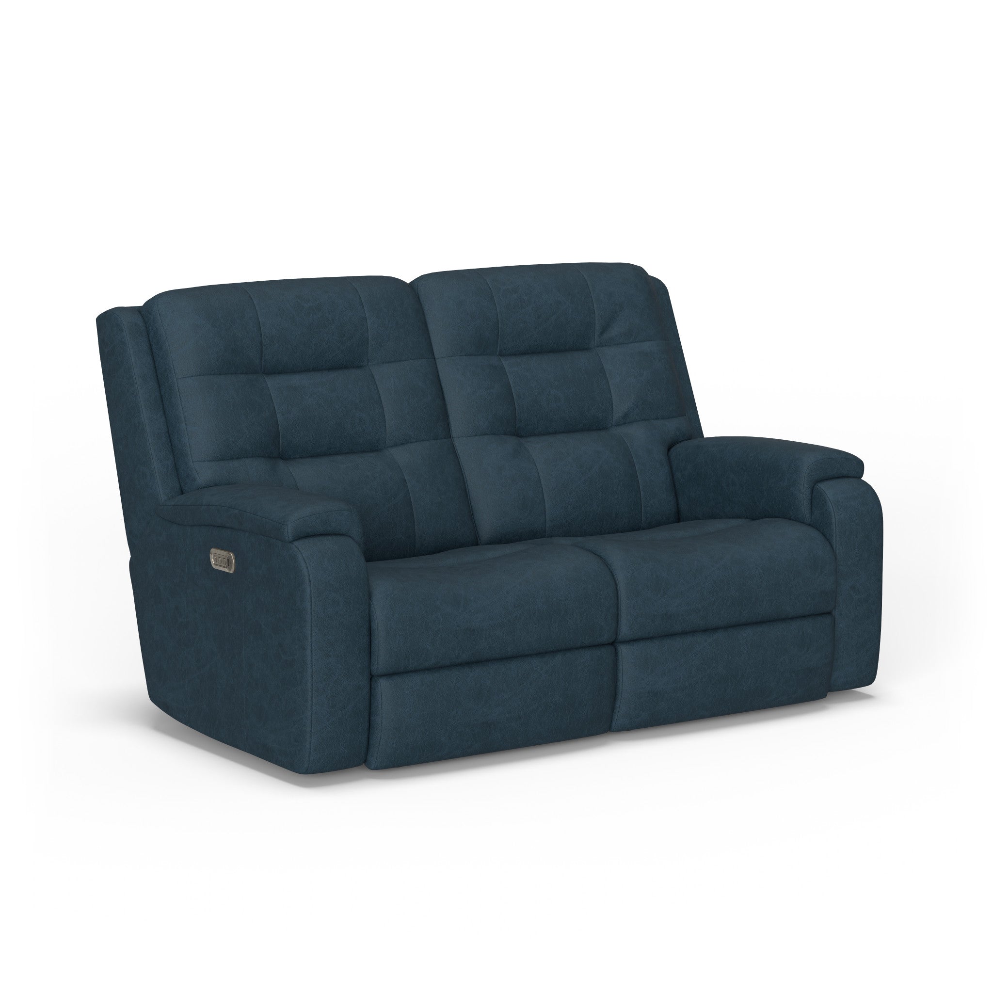 Arlo Leather Power Reclining Loveseat with Power Headrests & Lumbar