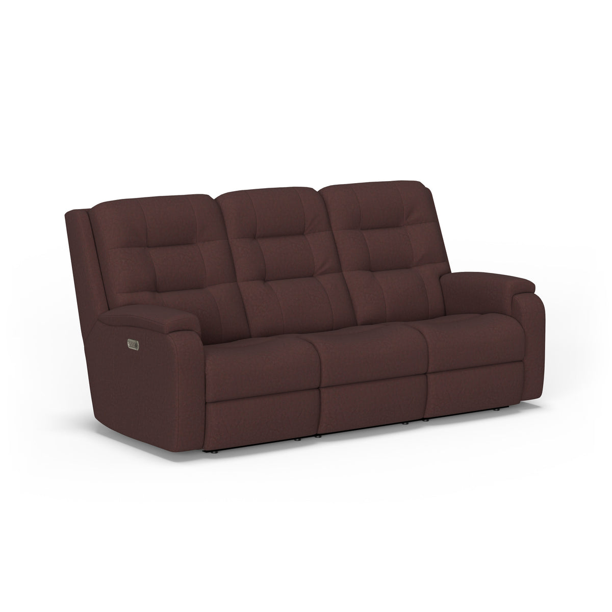 Arlo Leather Power Reclining Sofa with Power Headrests & Lumbar