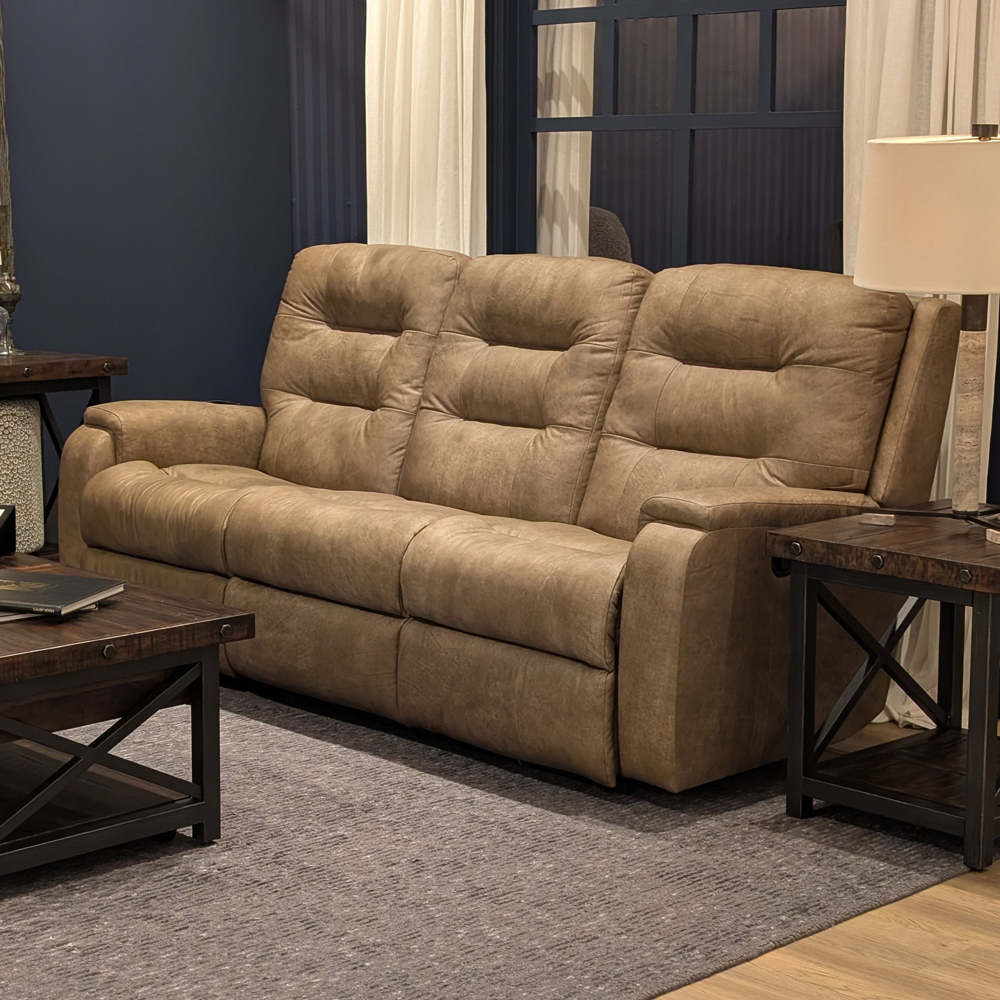 Arlo Leather Reclining Sofa