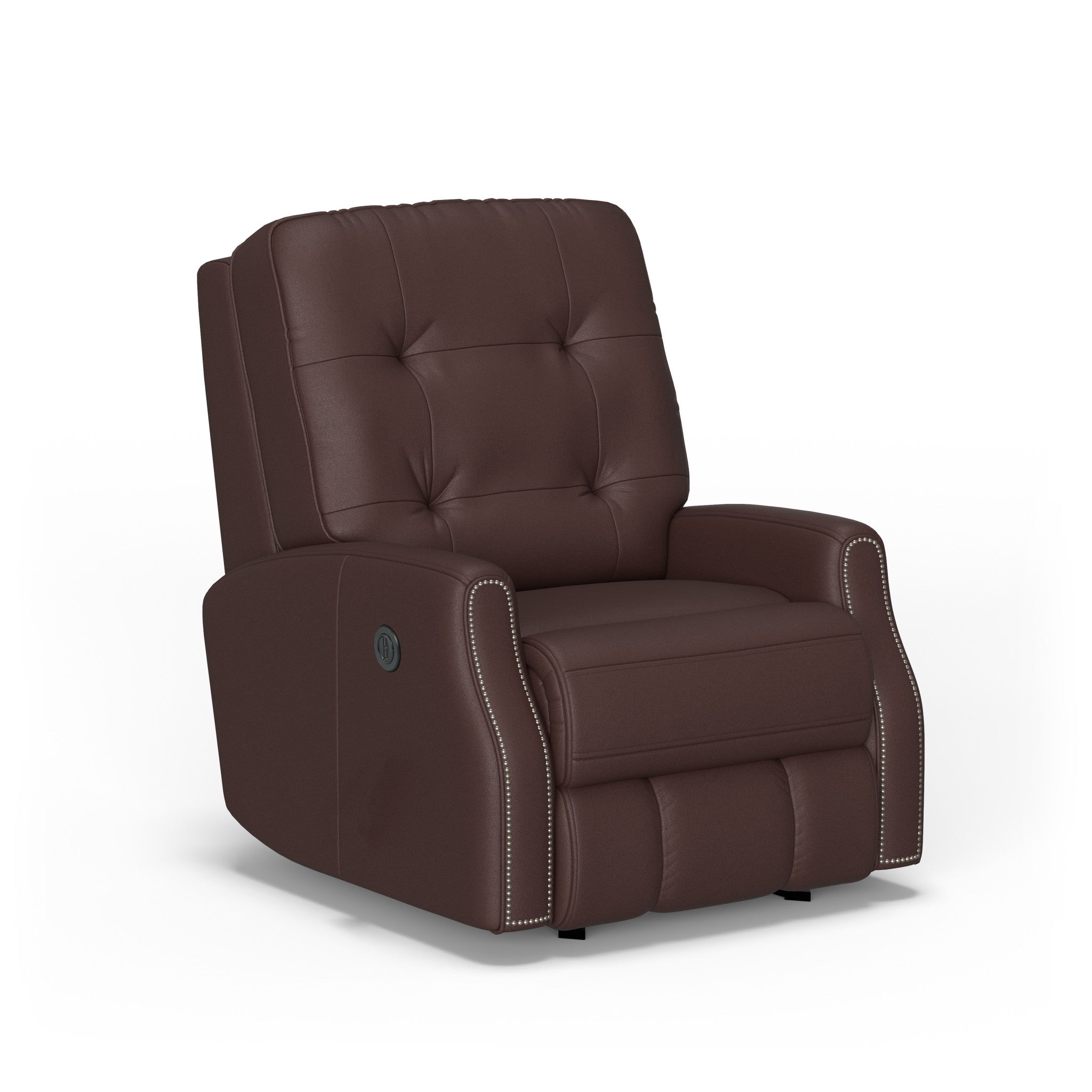 Devon Leather Power Rocking Recliner