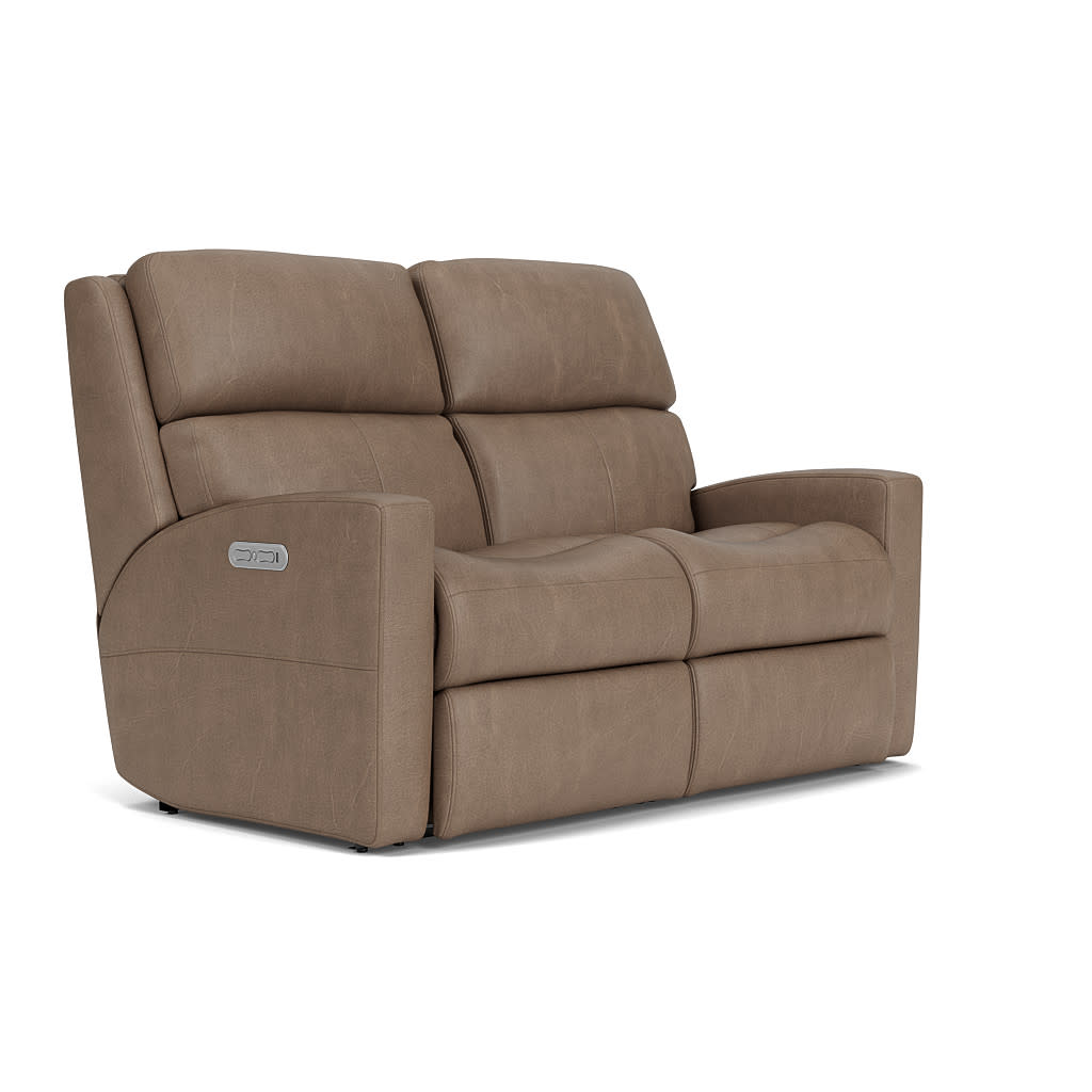 Catalina Leather Power Reclining Loveseat with Power Headrests