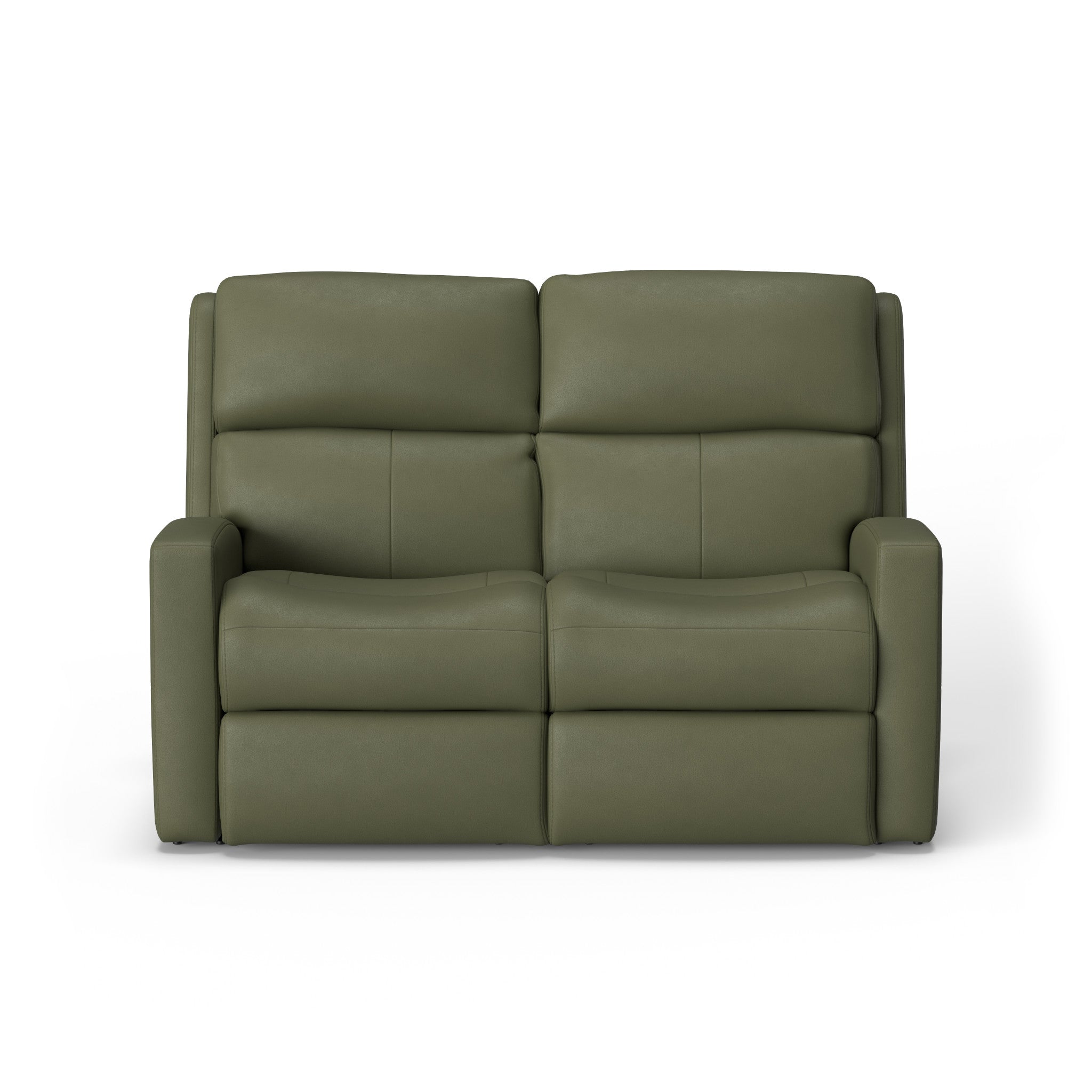 Catalina Leather Reclining Loveseat