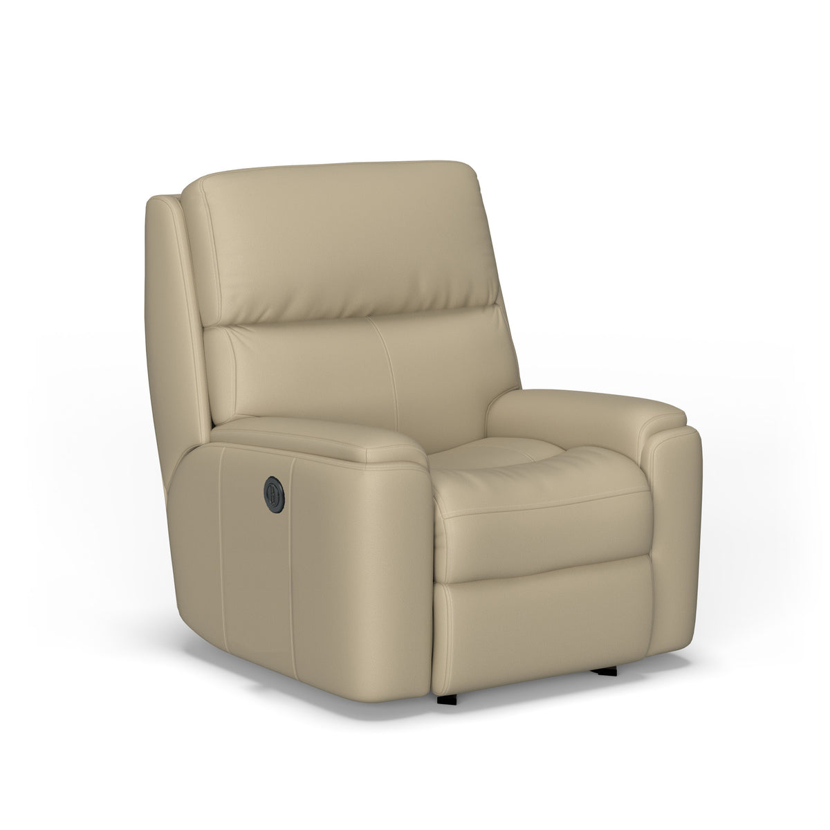 Rio Leather Power Rocking Recliner