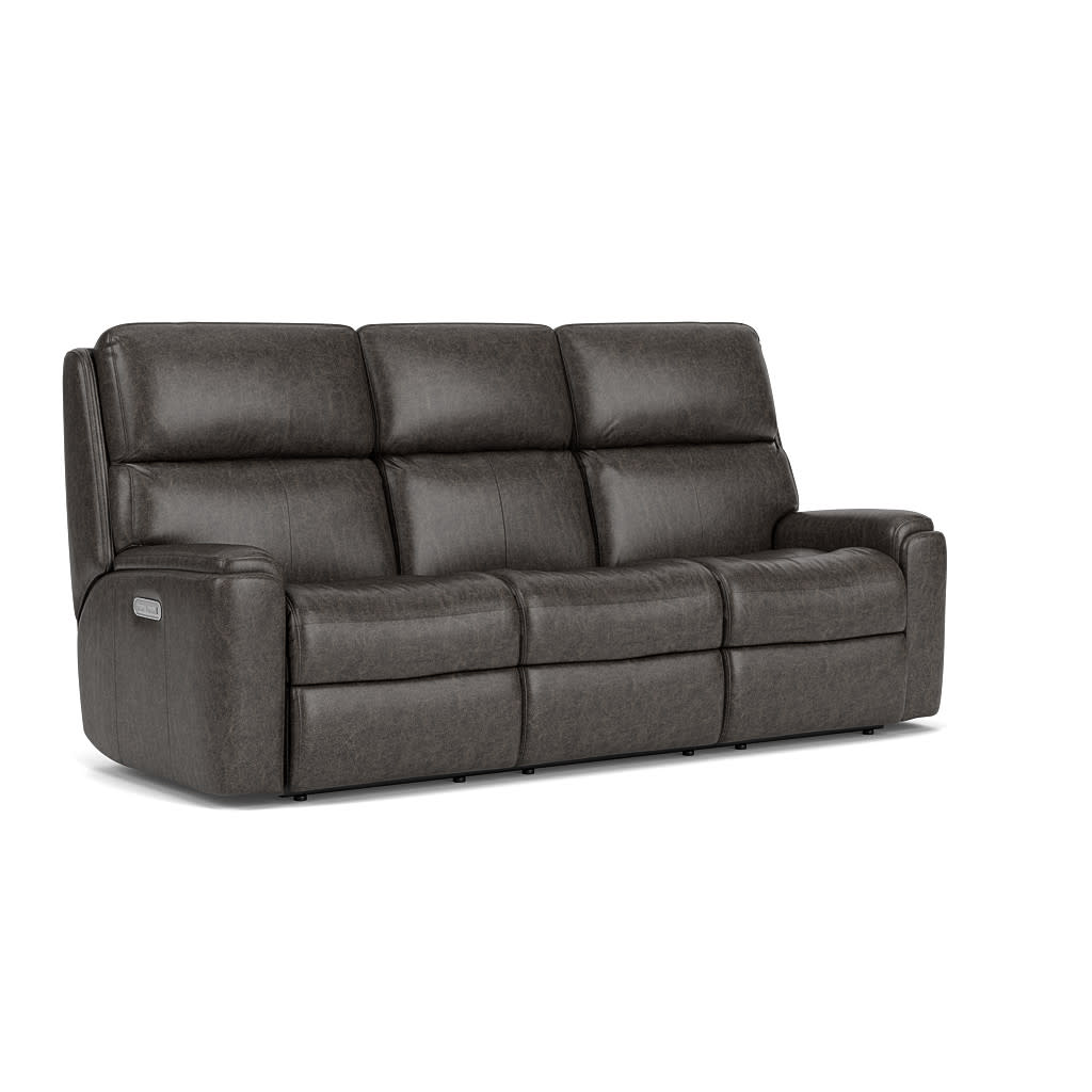 Rio Leather Power Reclining Sofa with Power Headrests