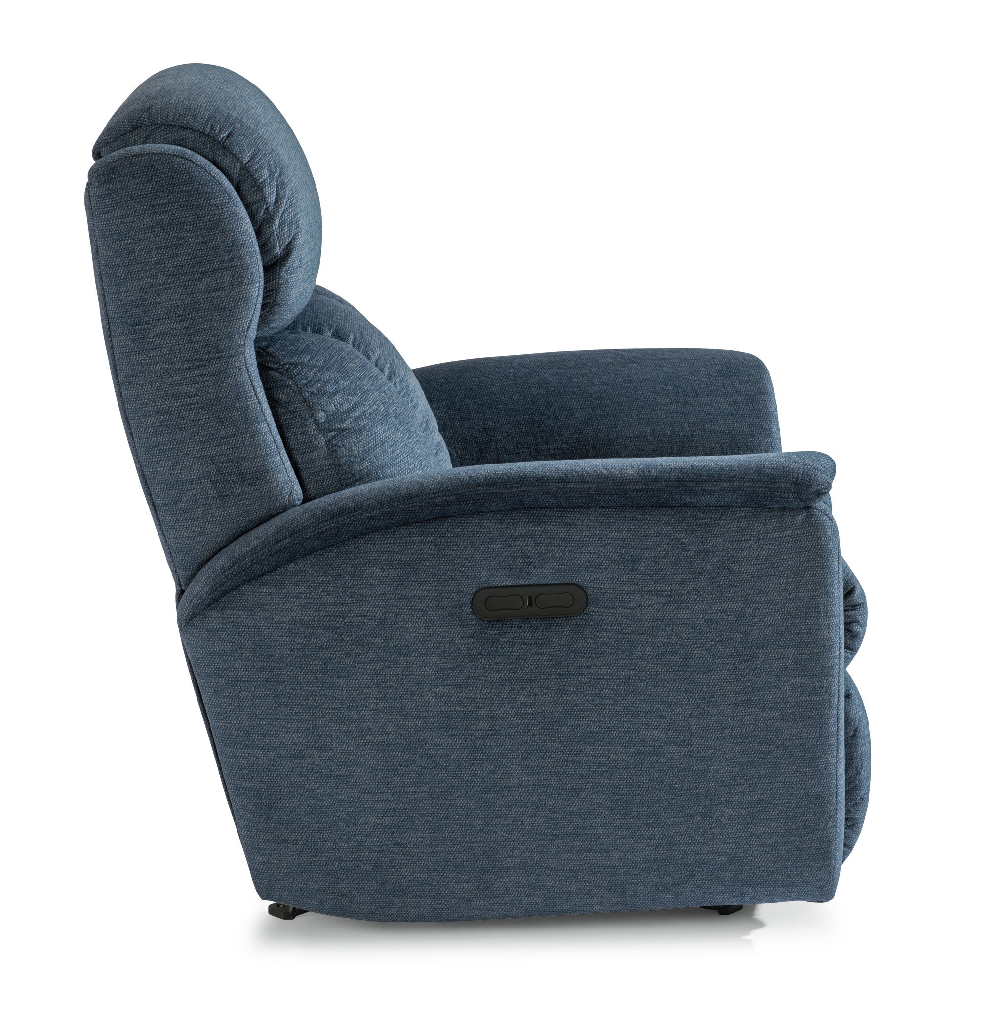 Luna Fabric Power Rocking Recliner with Power Headrest