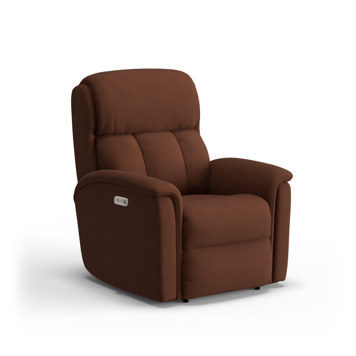 Luna Fabric Power Rocking Recliner with Power Headrest