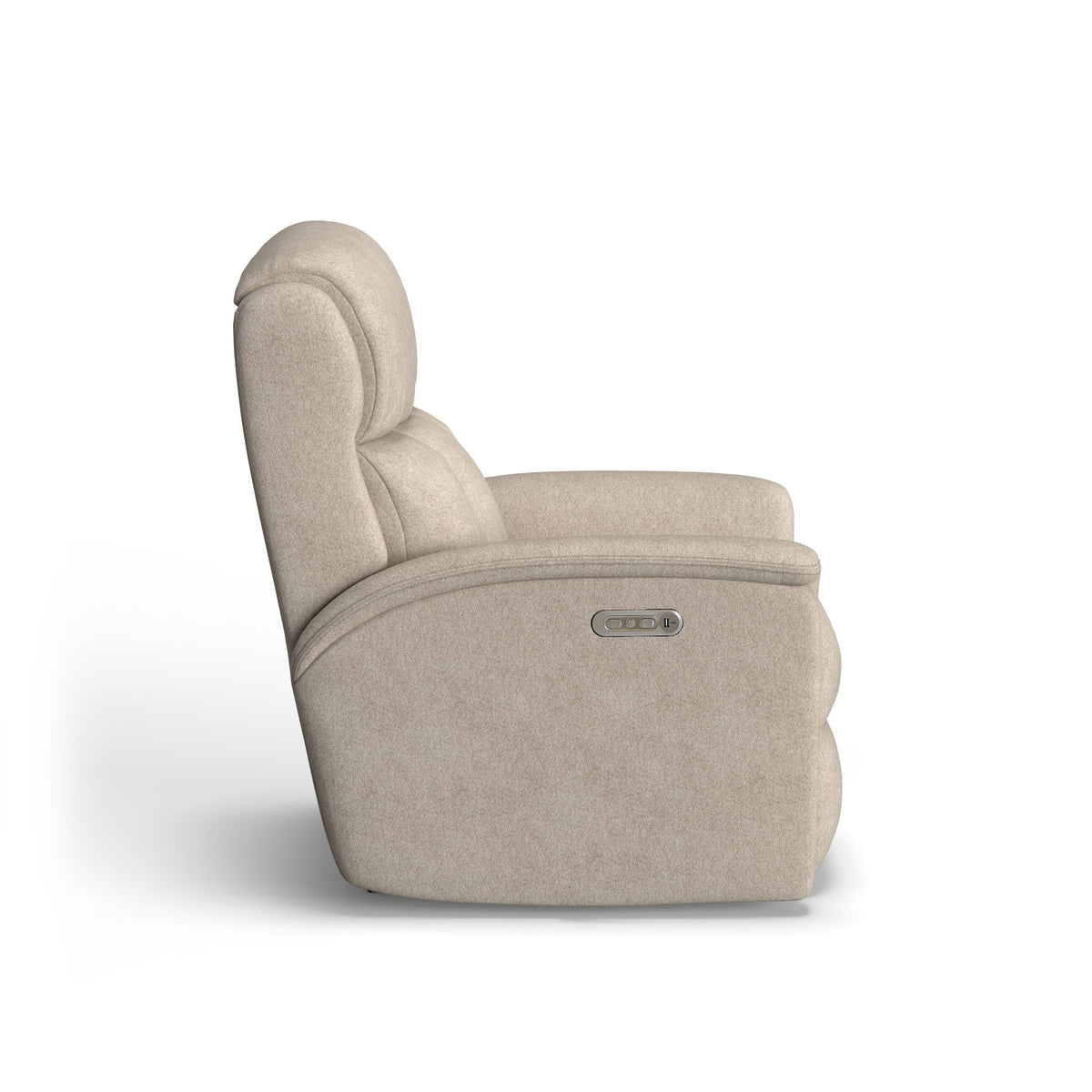 Luna Fabric Power Rocking Recliner with Power Headrest