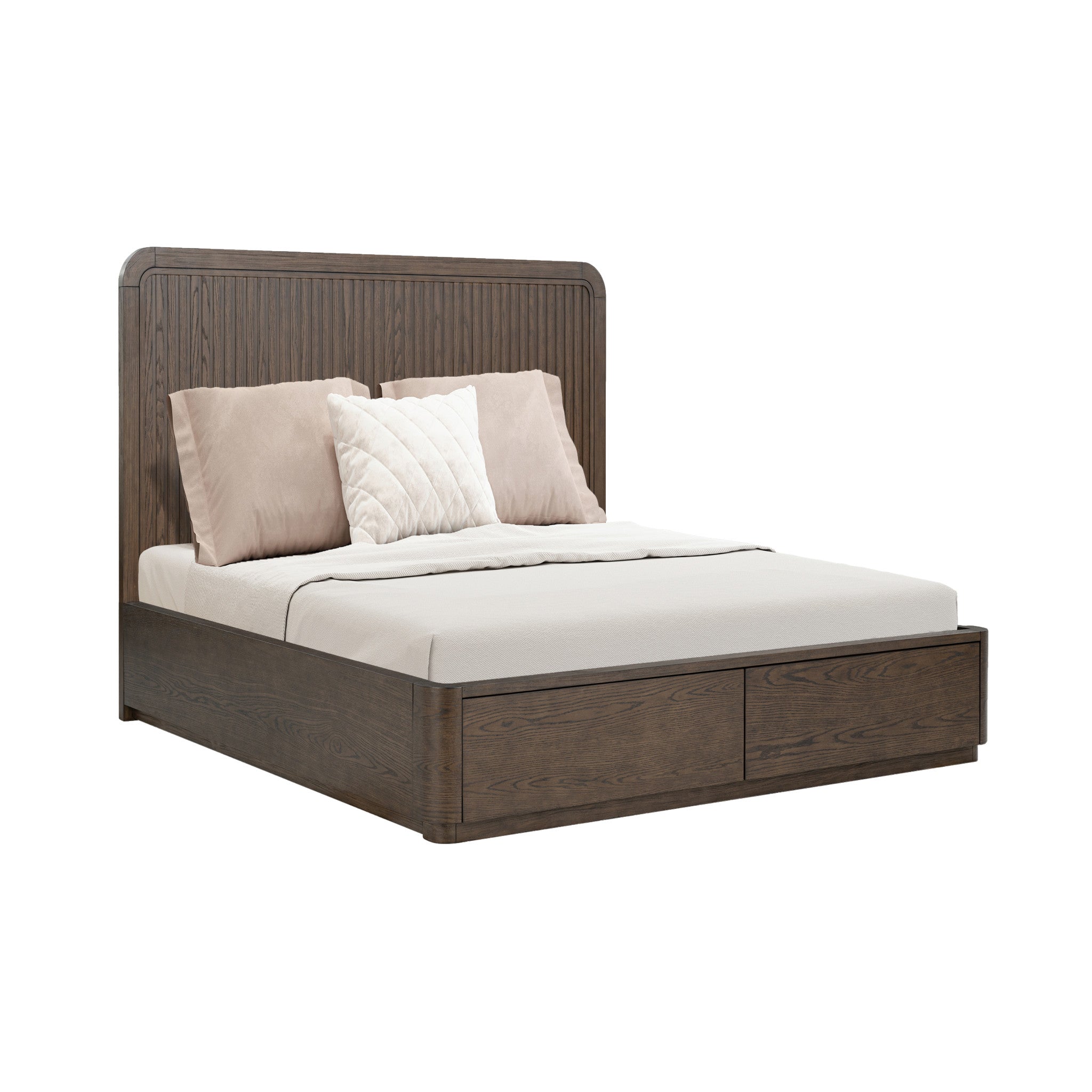 Athens Queen Panel Storage Bed
