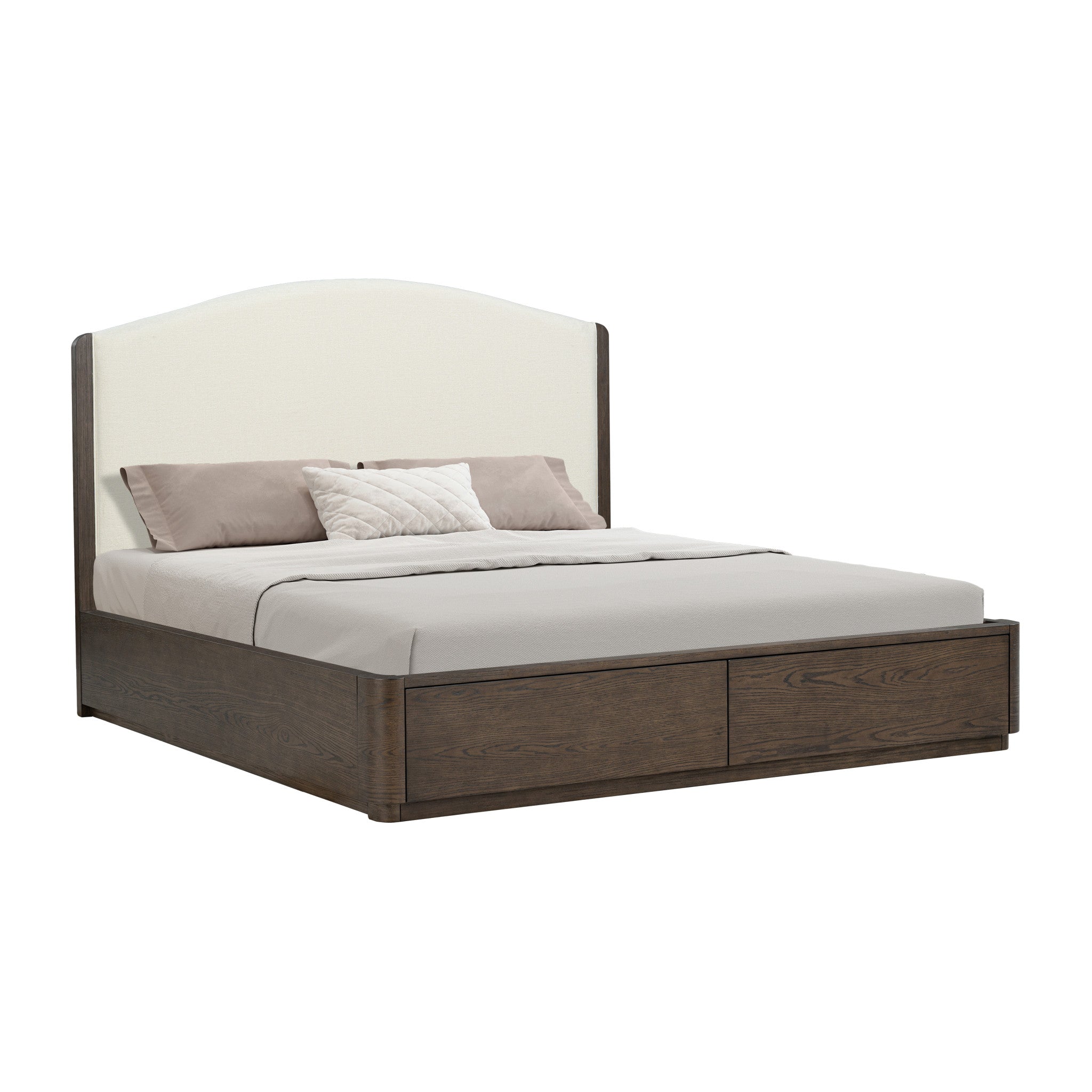 Athens King Upholstered Storage Bed
