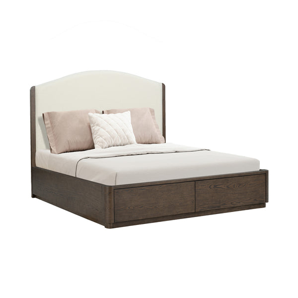 Athens Queen Upholstered Storage Bed