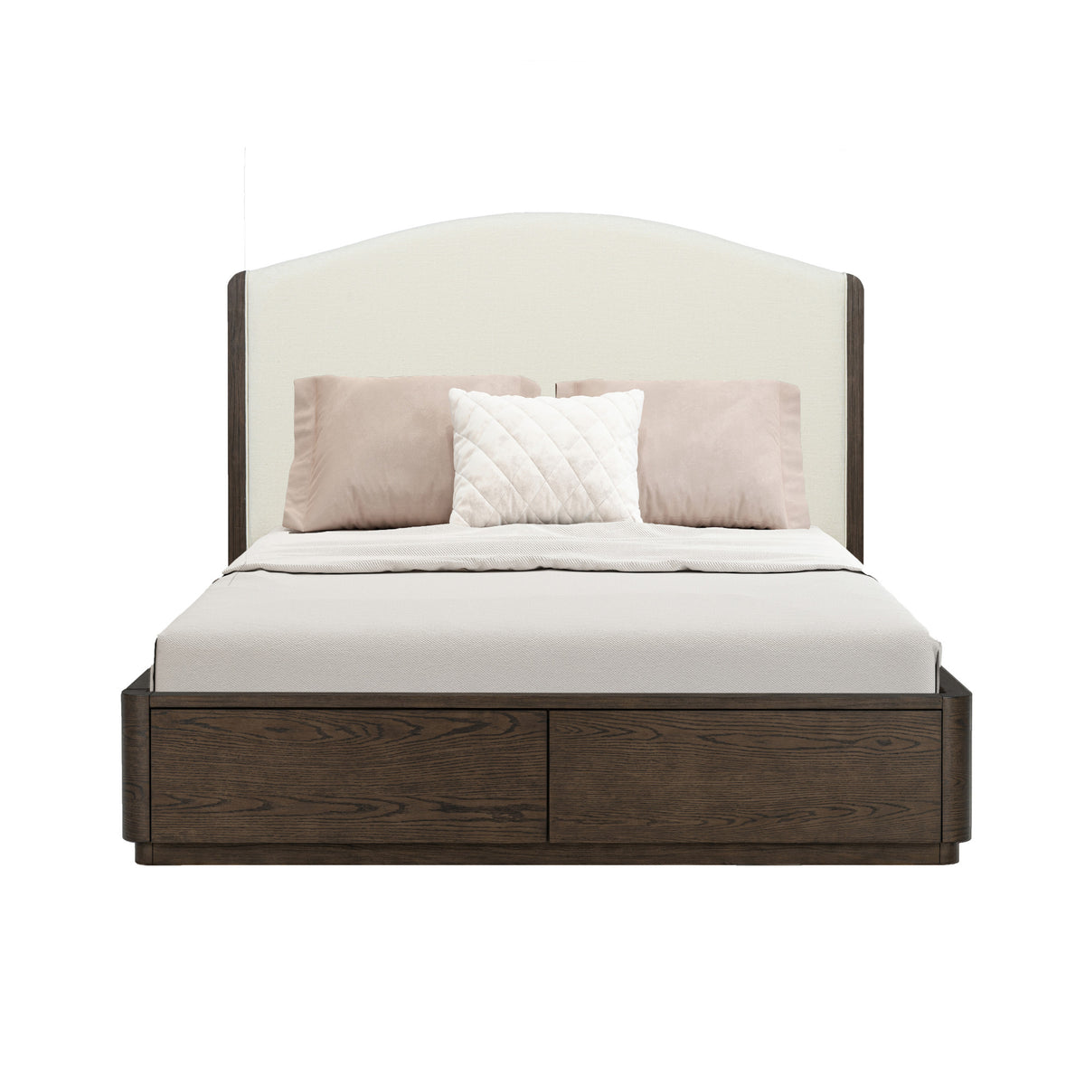 Athens Queen Upholstered Storage Bed