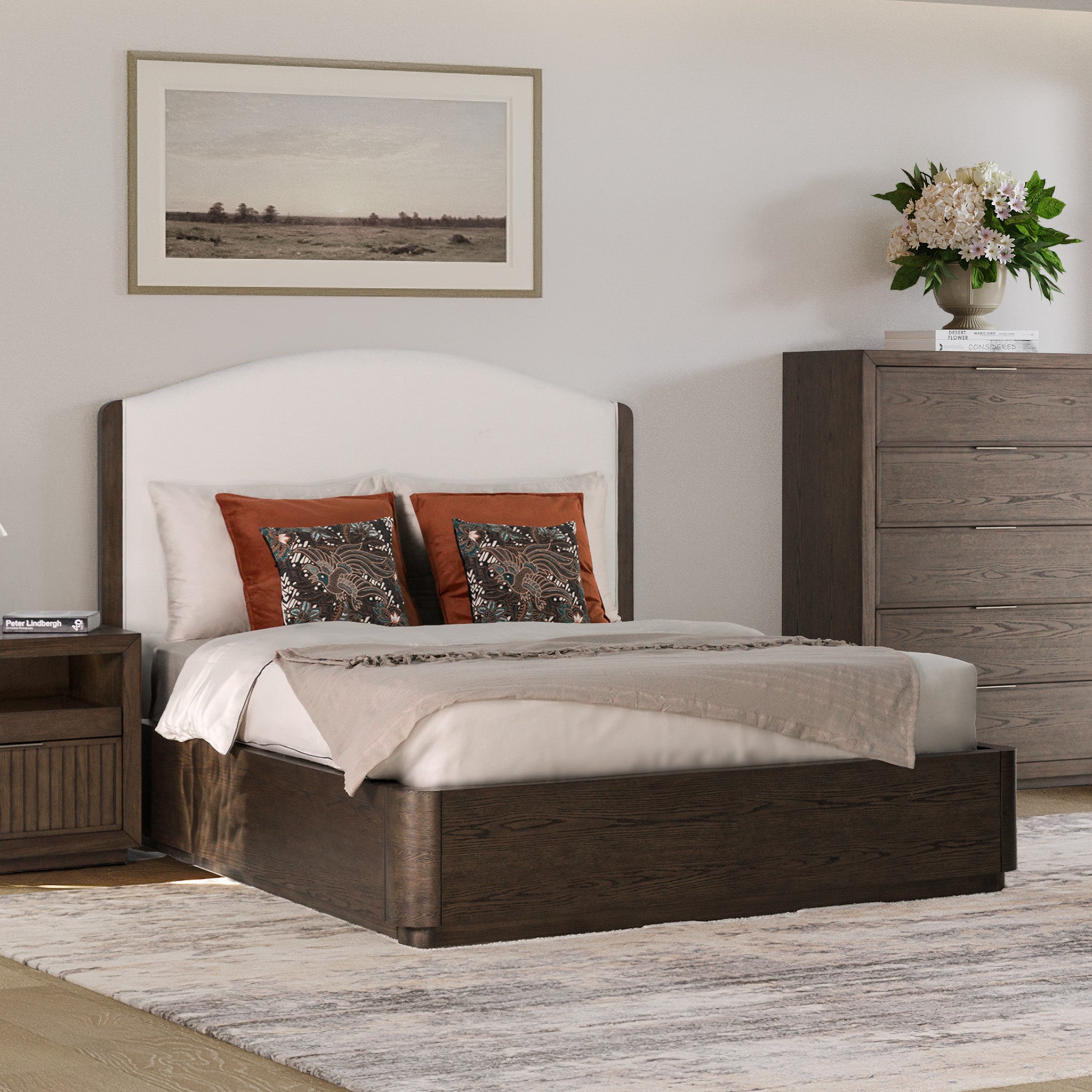 Athens Queen Upholstered Bed
