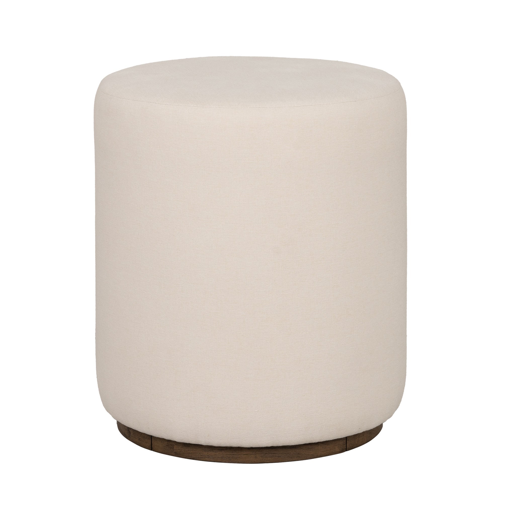 Lyra Fabric Pouf Ottoman