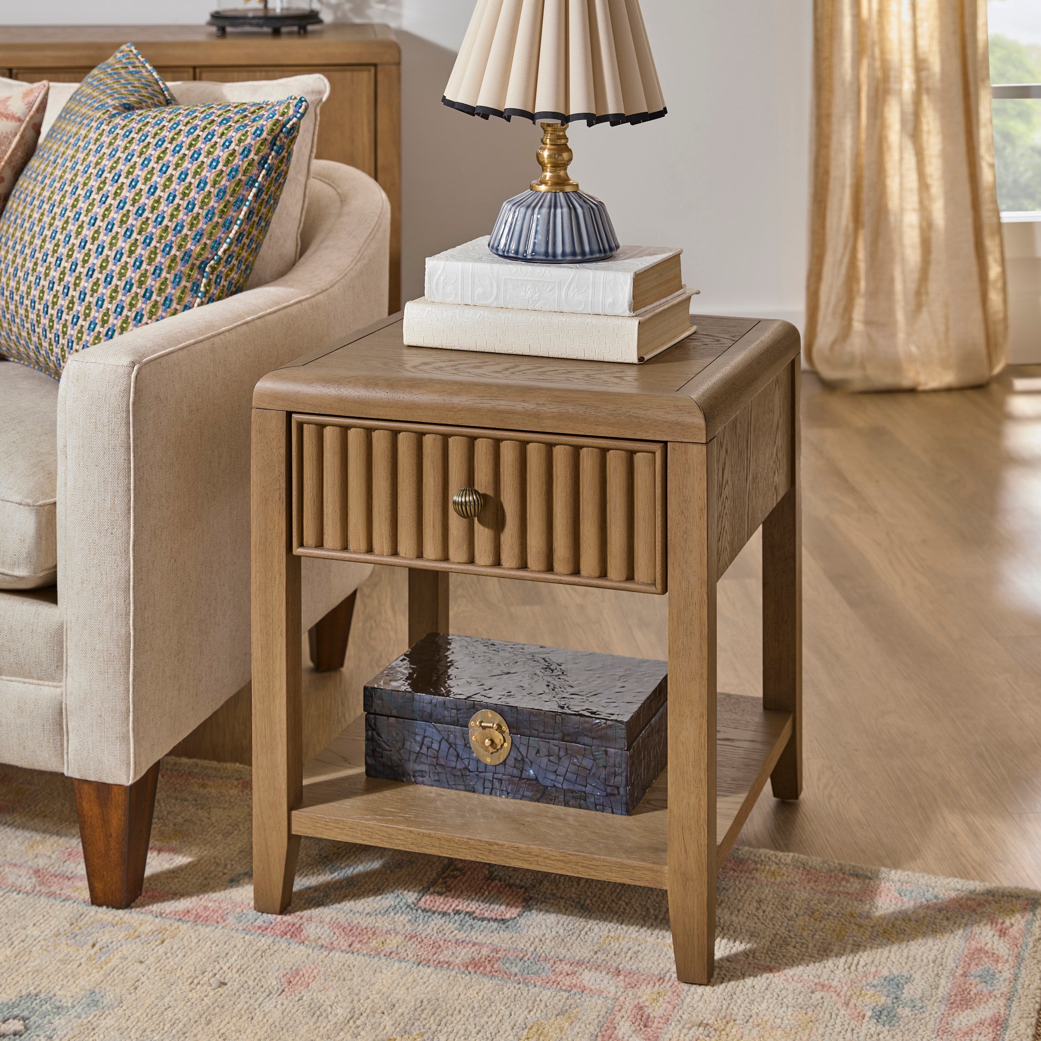 Reed Chairside Table